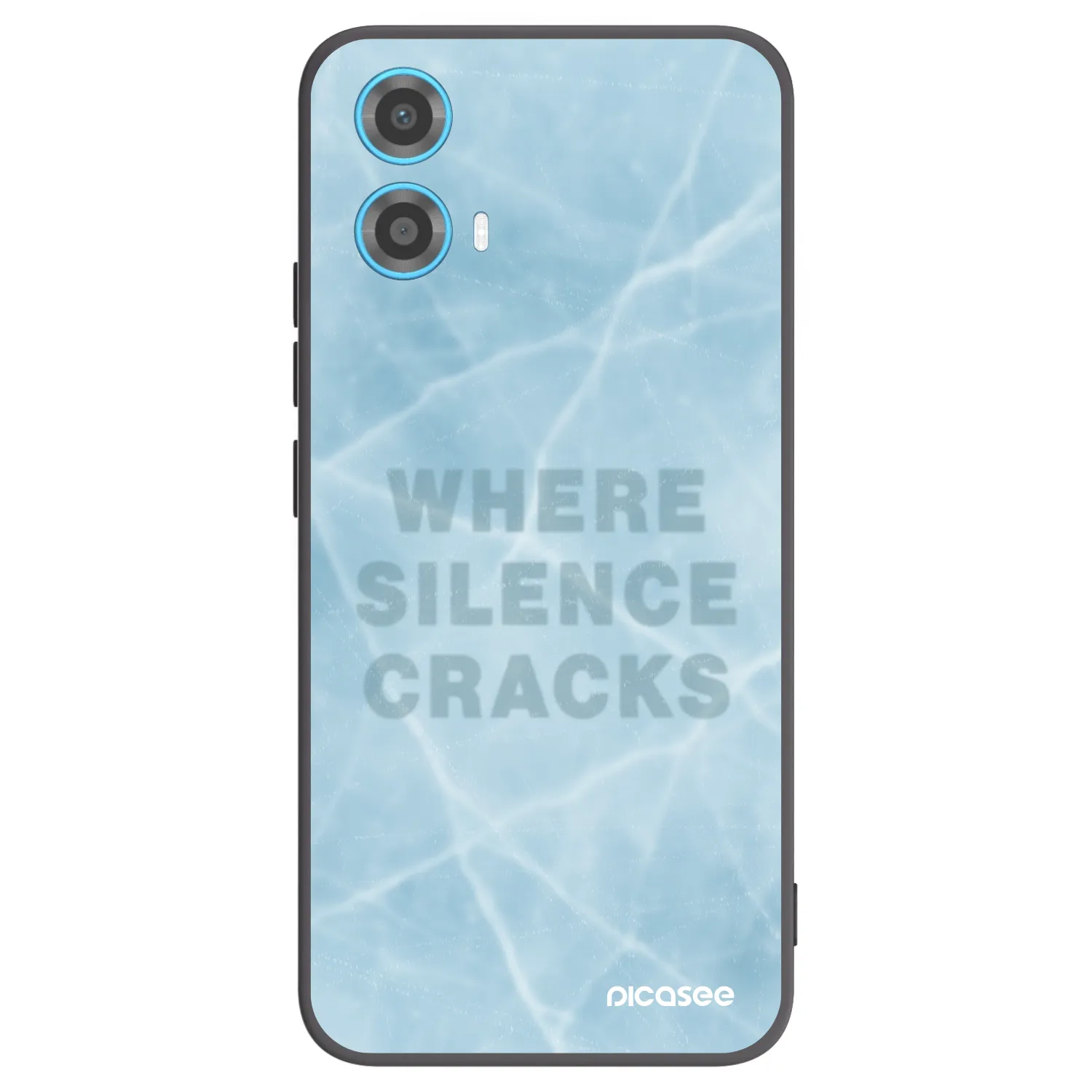 Picasee silikónový čierny obal pre Motorola Moto G34 5G - SILENCE