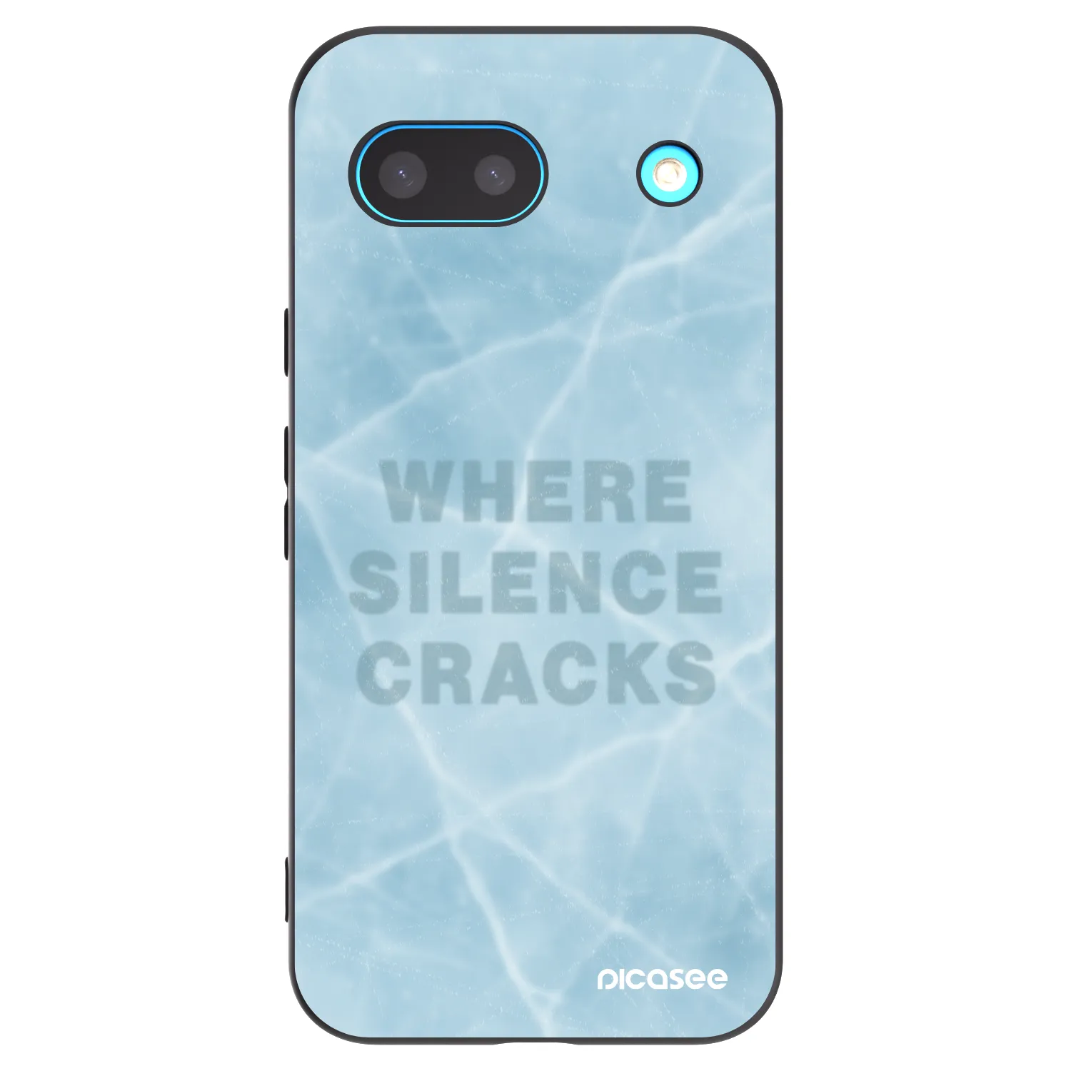 Picasee silikónový čierny obal pre Google Pixel 8a - SILENCE