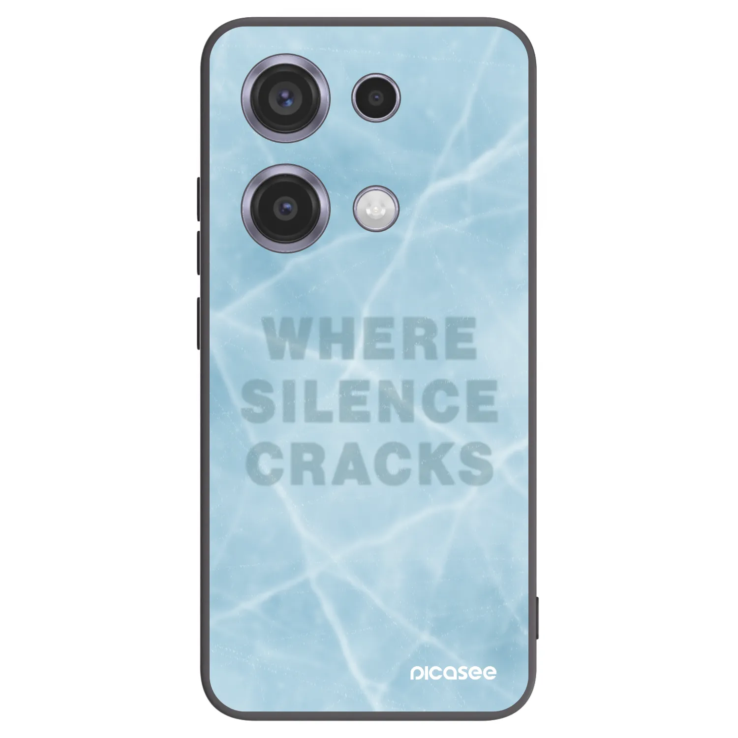 Picasee silikónový čierny obal pre Xiaomi Redmi Note 14S - SILENCE