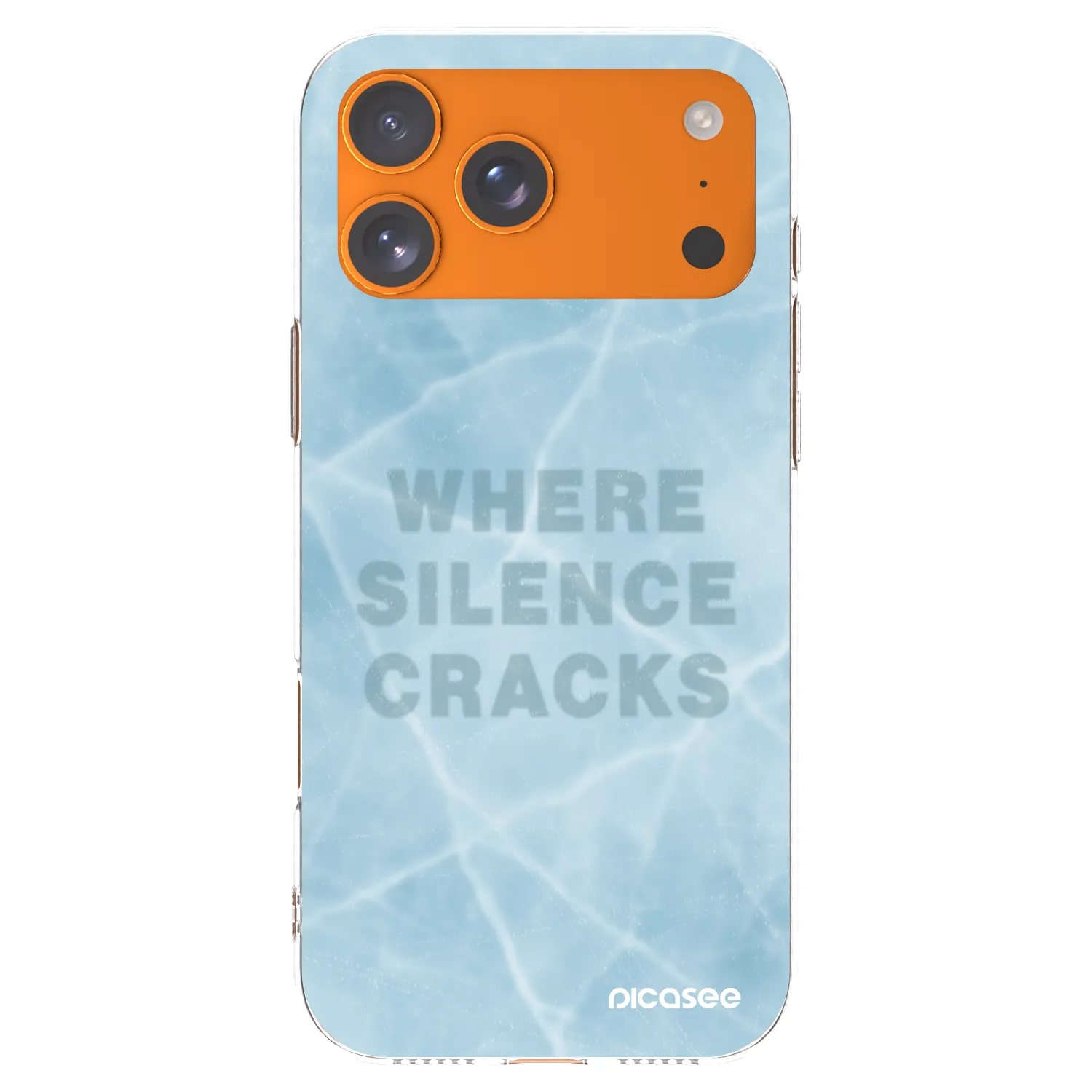 Picasee silikónový prehľadný obal pre Apple iPhone 17 Pro Max - SILENCE