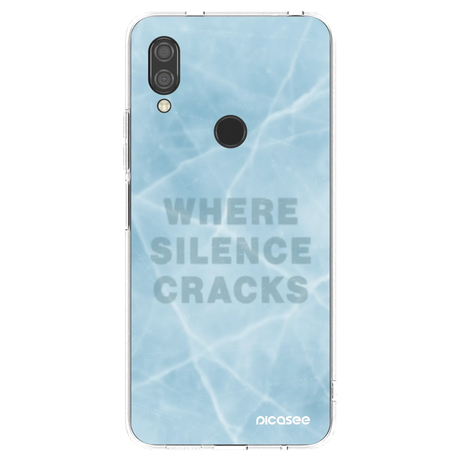 Picasee silikónový prehľadný obal pre Xiaomi Redmi 7 - SILENCE