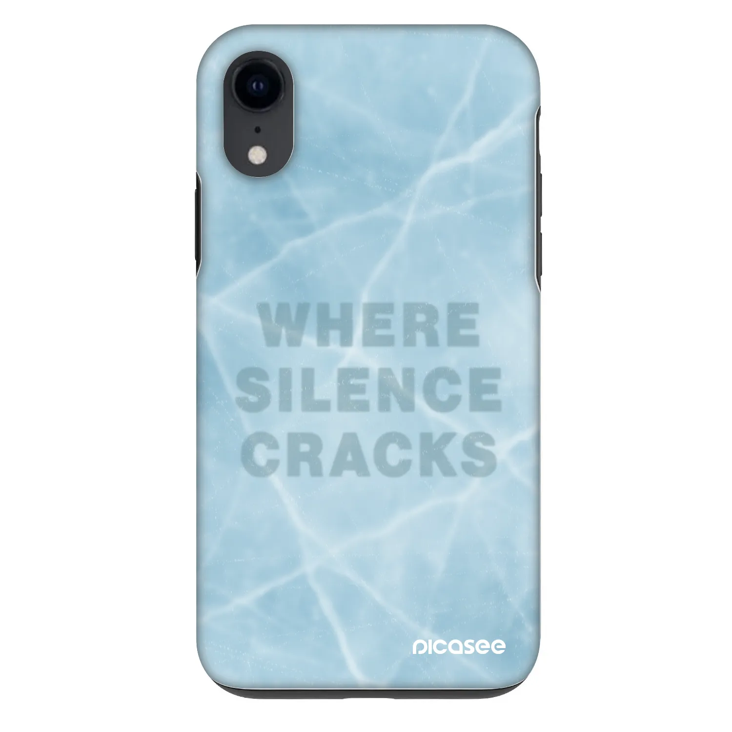 Picasee Fashion Case pre Apple iPhone XR - SILENCE