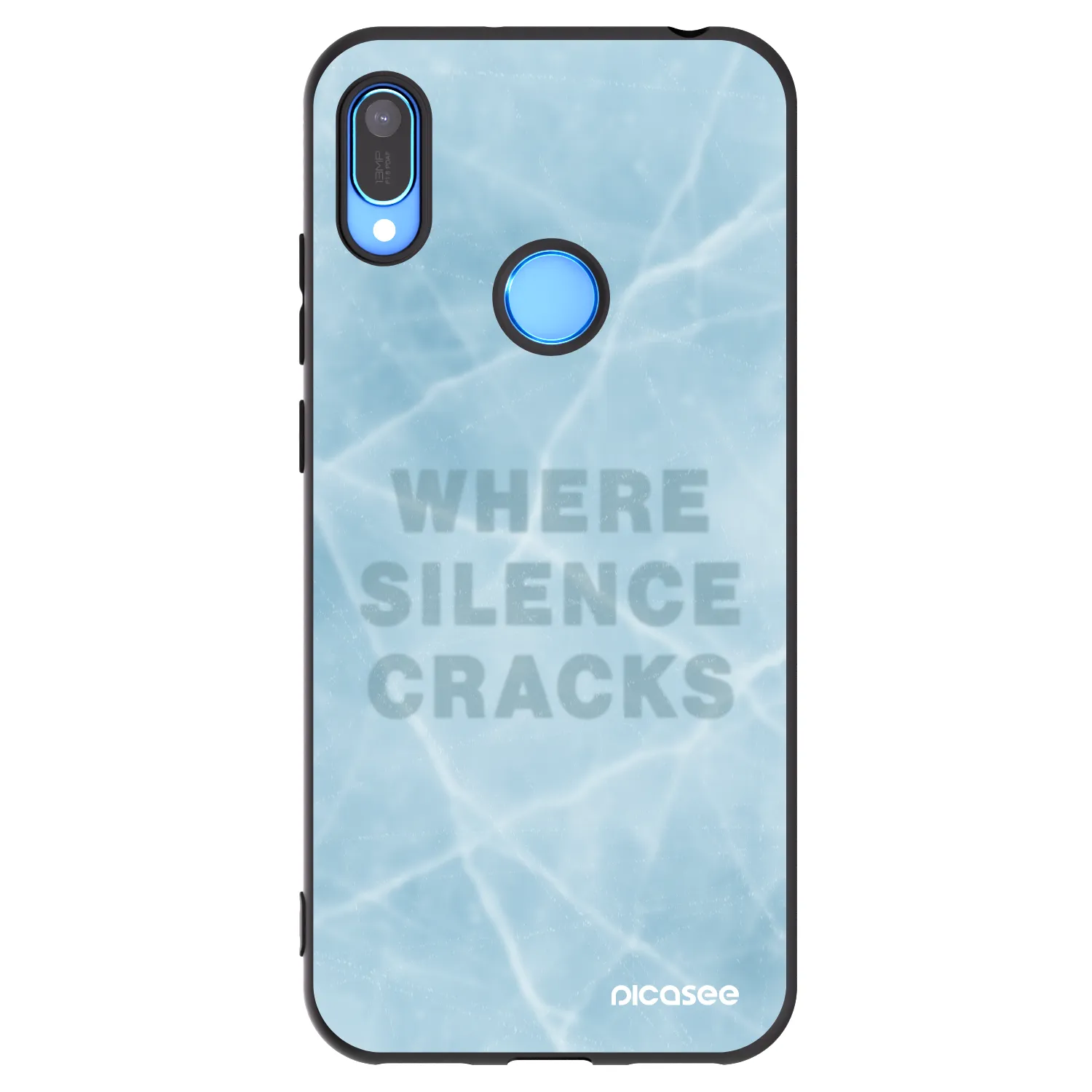 Picasee silikónový čierny obal pre Huawei Y6 2019 - SILENCE