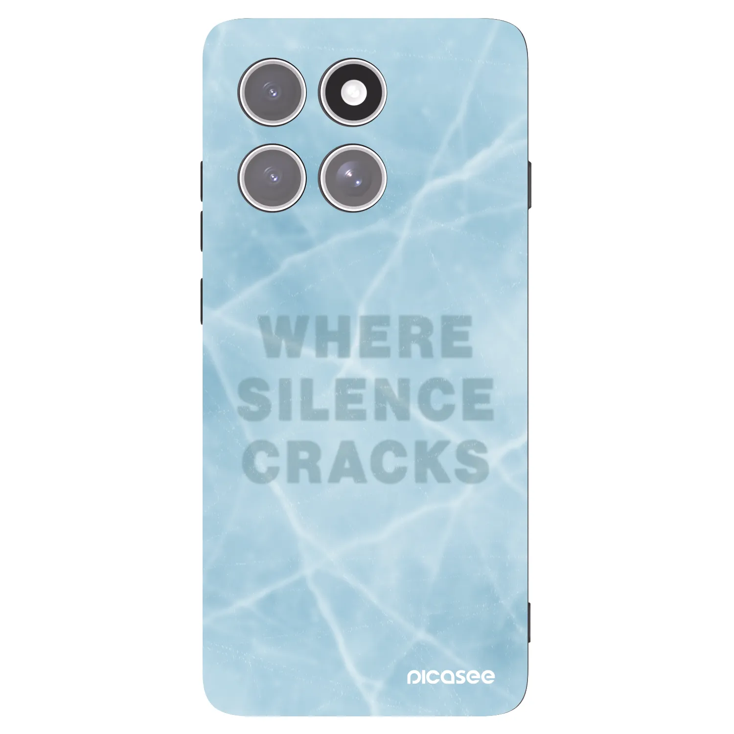 Picasee silikónový čierny obal pre Motorola Edge 60 Pro - SILENCE