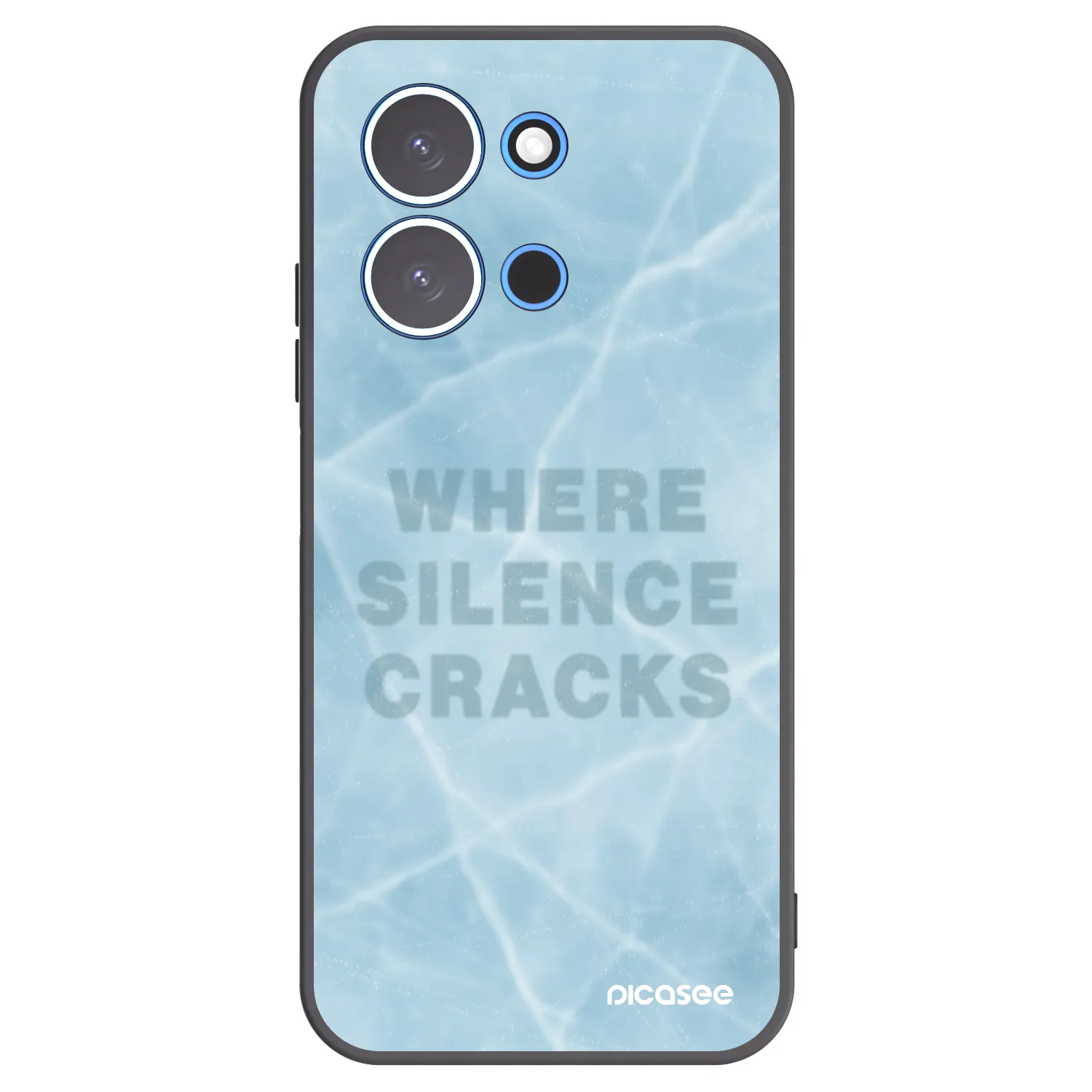 Picasee silikónový čierny obal pre Xiaomi Redmi 15C 4G - SILENCE
