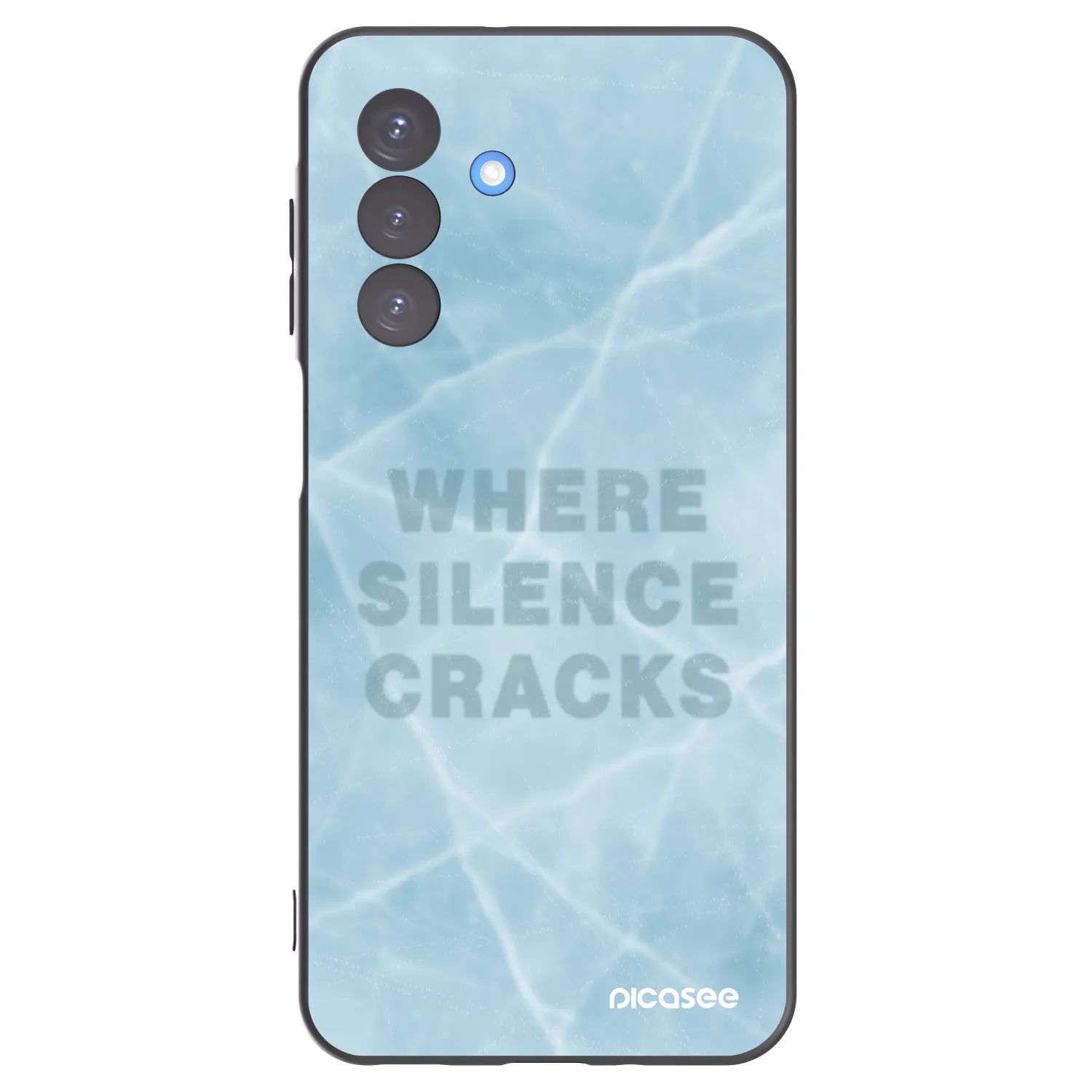 Picasee silikónový čierny obal pre Samsung Galaxy A17 5G - SILENCE