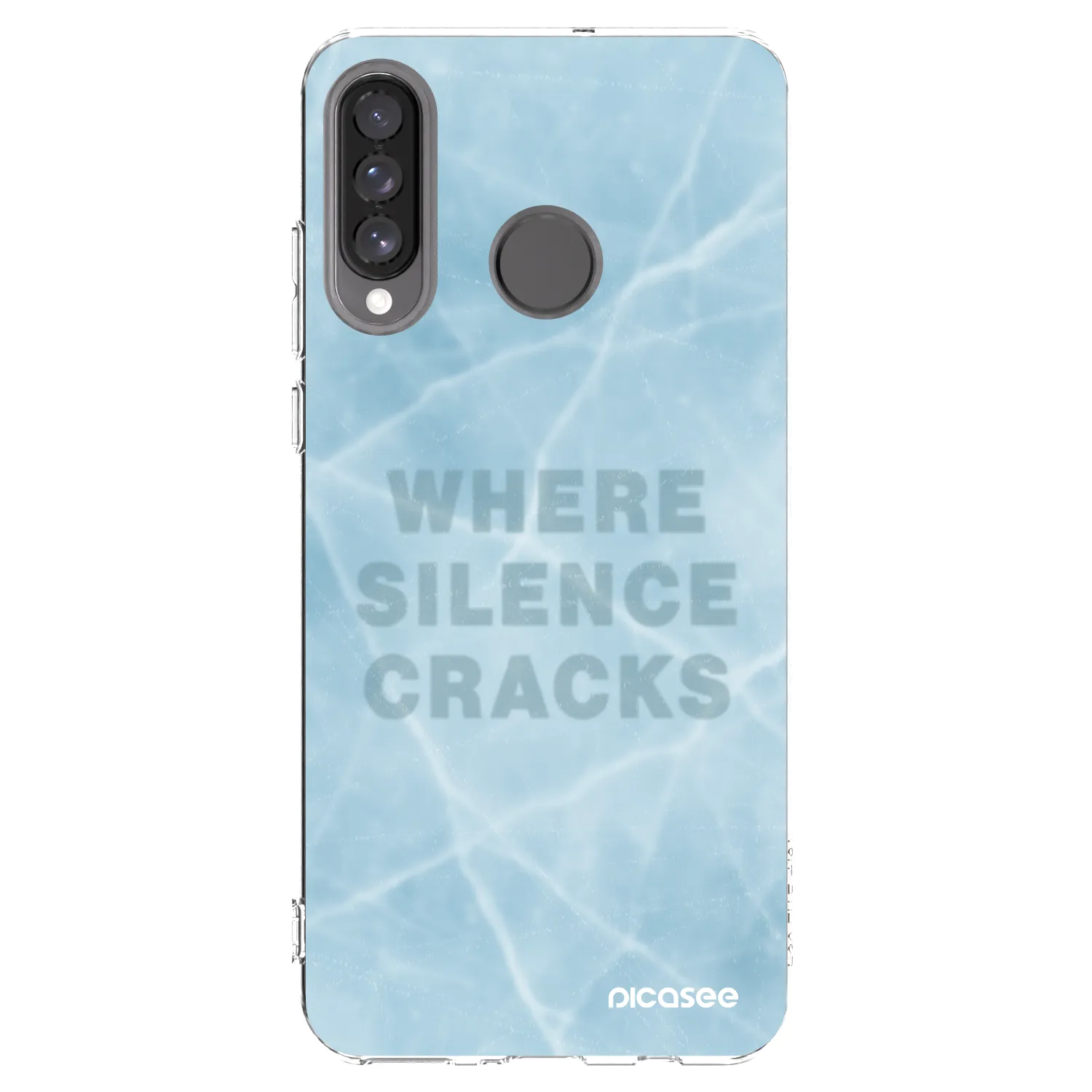 Picasee silikónový prehľadný obal pre Huawei P30 Lite - SILENCE