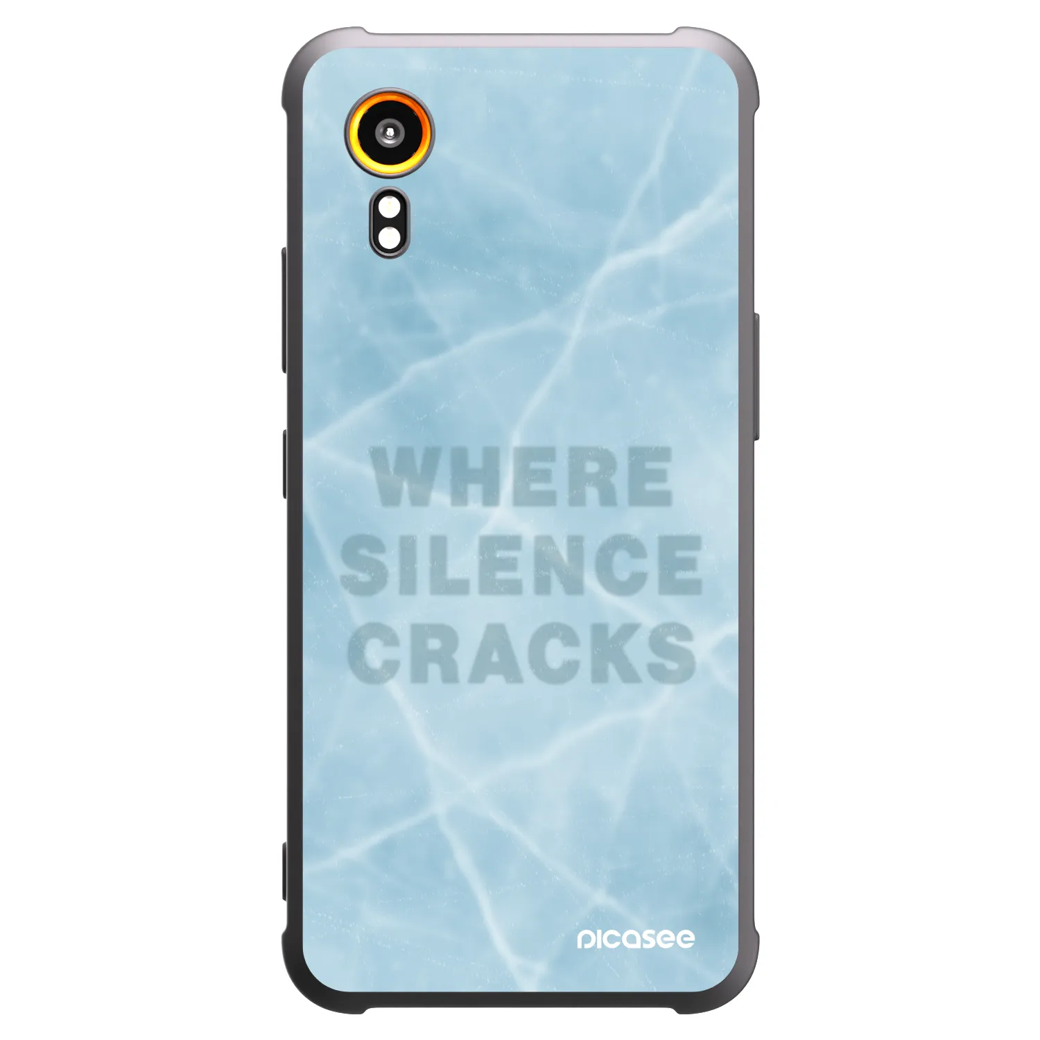 Picasee silikónový čierny obal pre Samsung Galaxy Xcover 7 - SILENCE