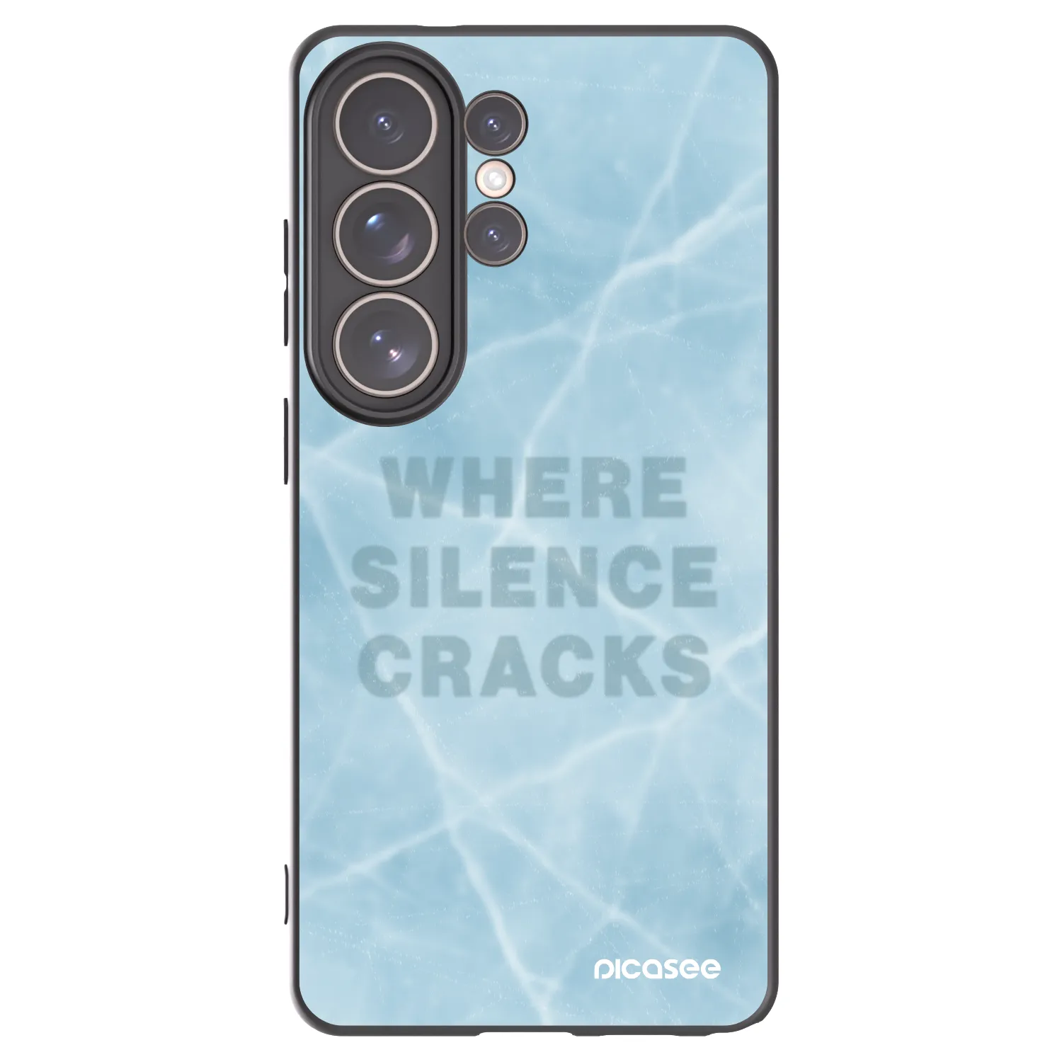 Picasee silikónový čierny obal pre Samsung Galaxy S26 Ultra - SILENCE