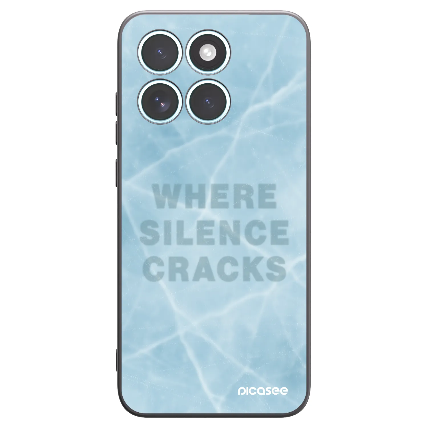 Picasee silikónový čierny obal pre Motorola Edge 70 Fusion - SILENCE