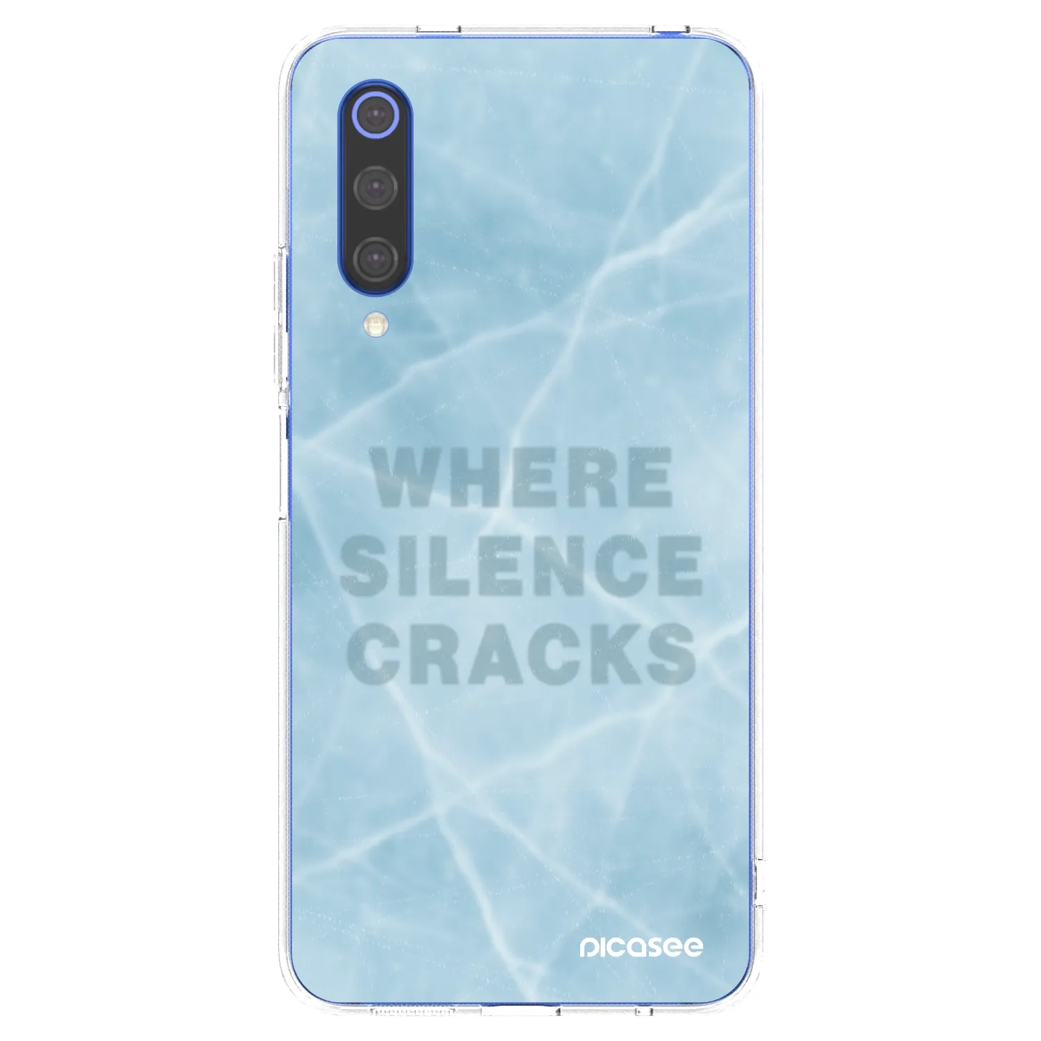 Picasee silikónový prehľadný obal pre Xiaomi Mi 9 SE - SILENCE
