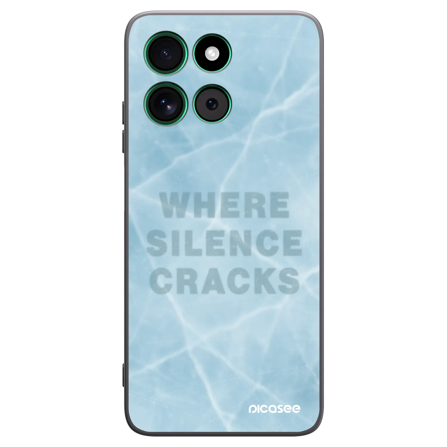 Picasee silikónový čierny obal pre Motorola Moto G57 Power - SILENCE
