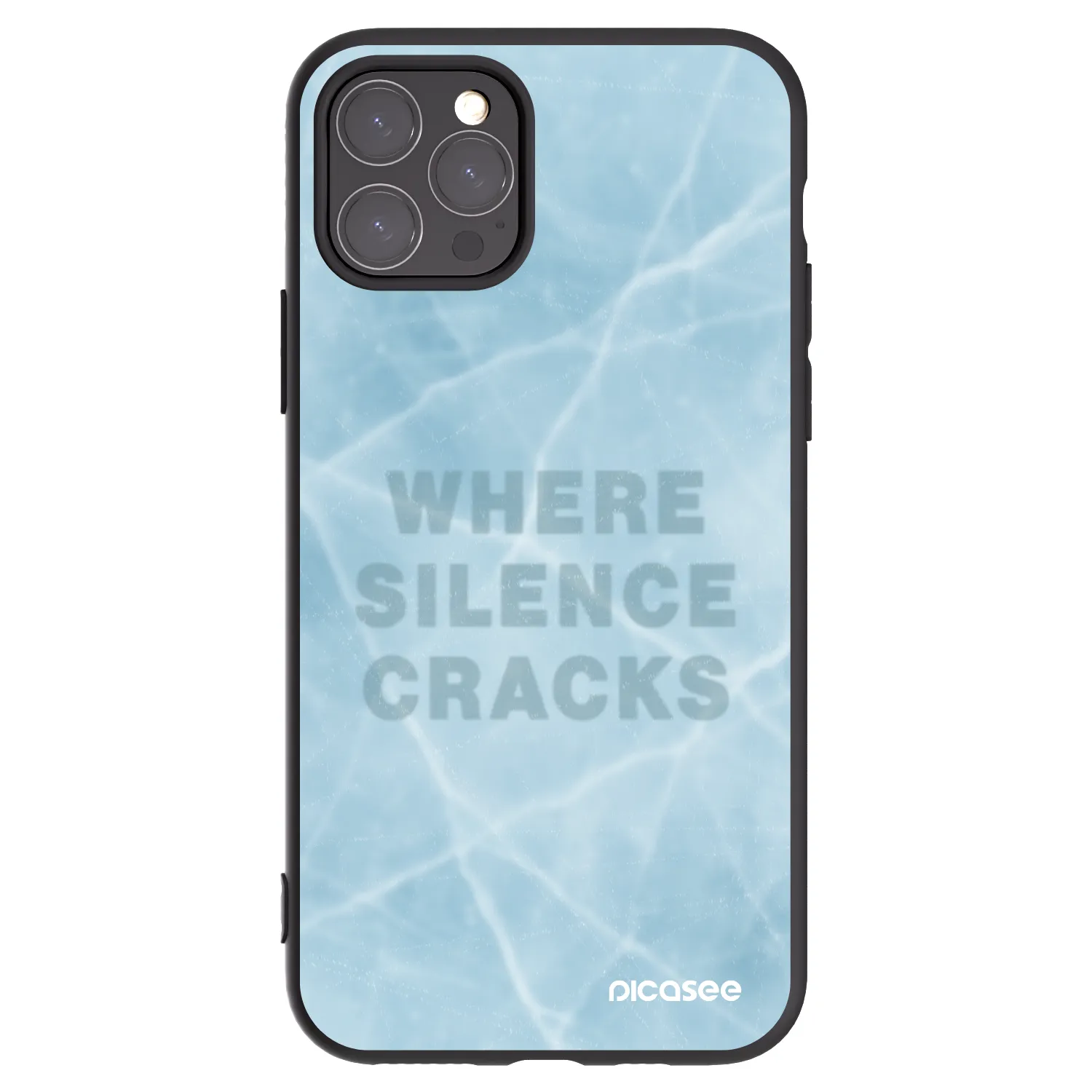 Picasee silikónový čierny obal pre Apple iPhone 11 Pro - SILENCE