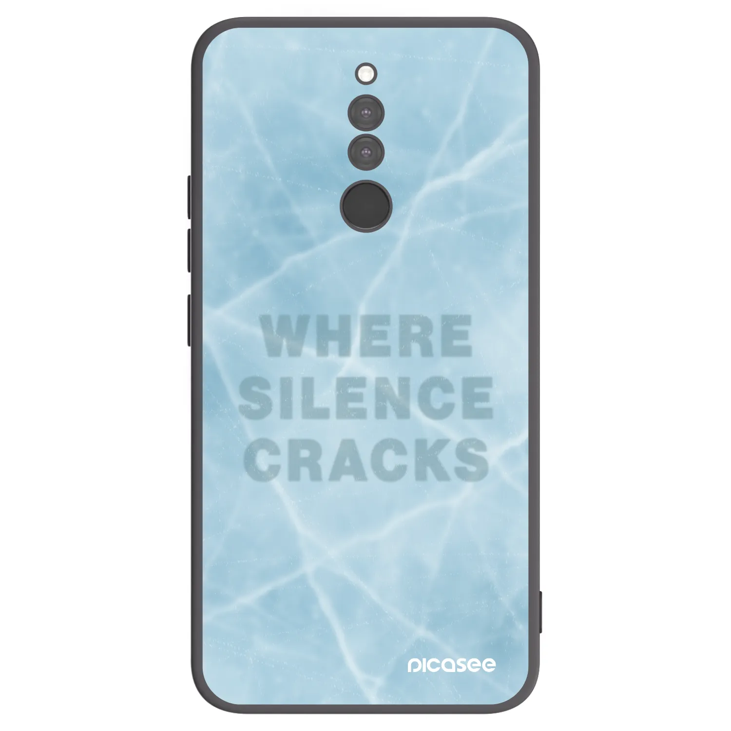 Picasee silikónový čierny obal pre Xiaomi Redmi 8 - SILENCE