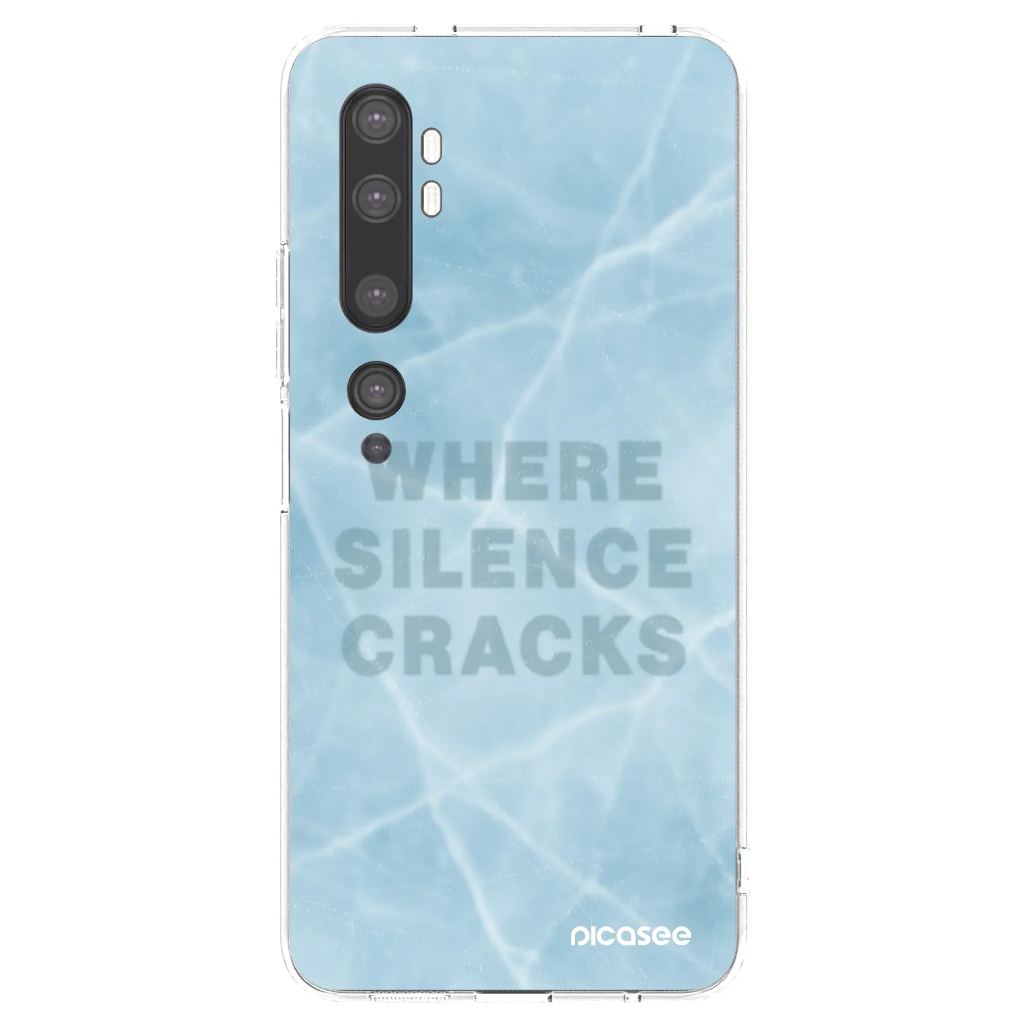 Silikónový prehľadný obal pre Xiaomi Mi Note 10 (Pro) - SILENCE