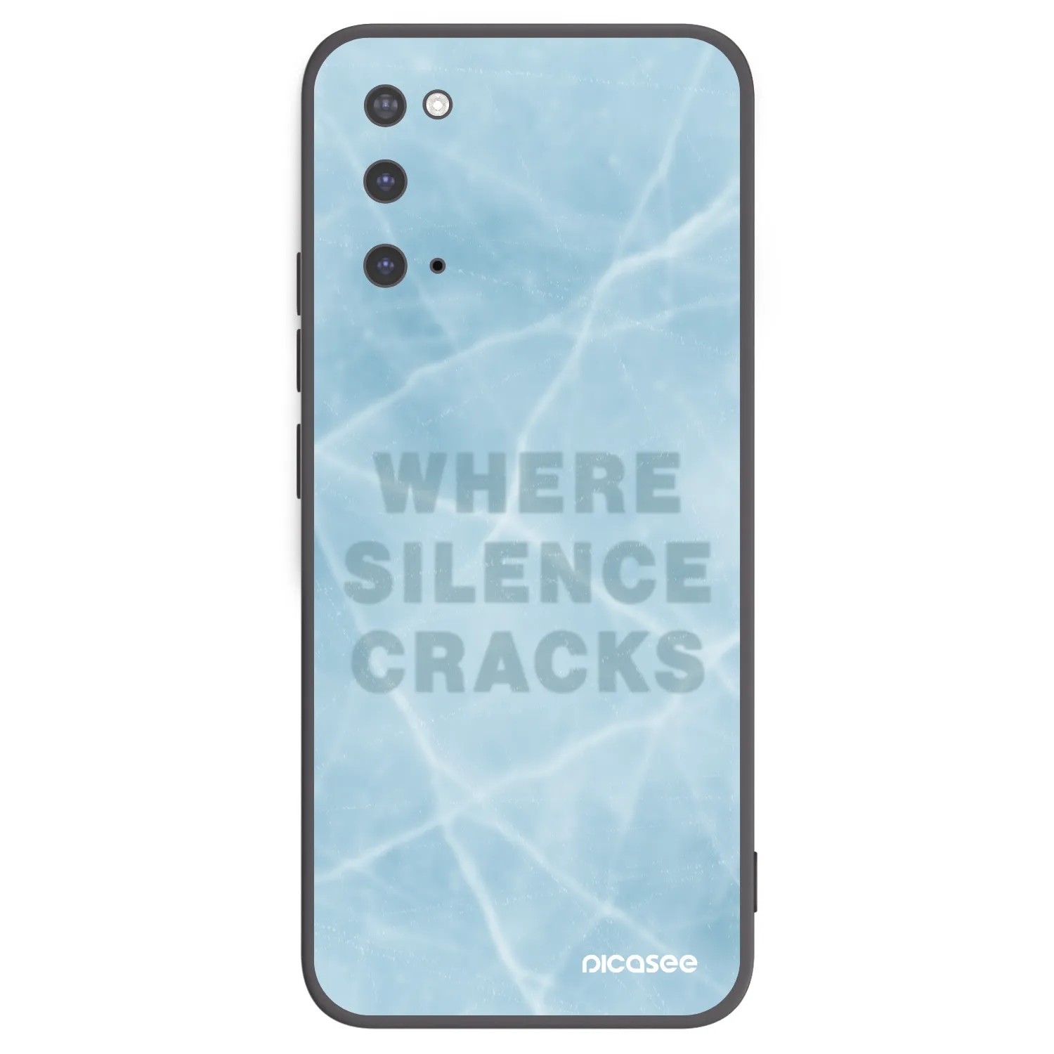 Picasee silikónový čierny obal pre Samsung Galaxy S20 G980F - SILENCE