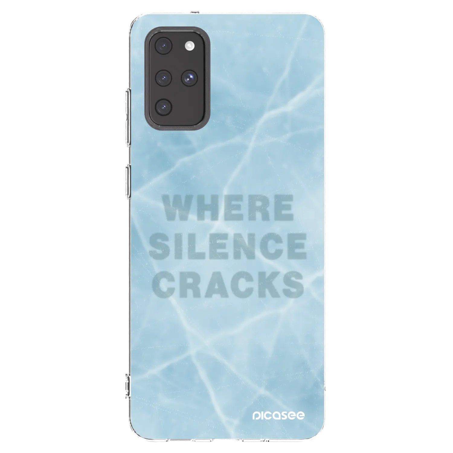 Picasee silikónový prehľadný obal pre Samsung Galaxy S20+ G985F - SILENCE