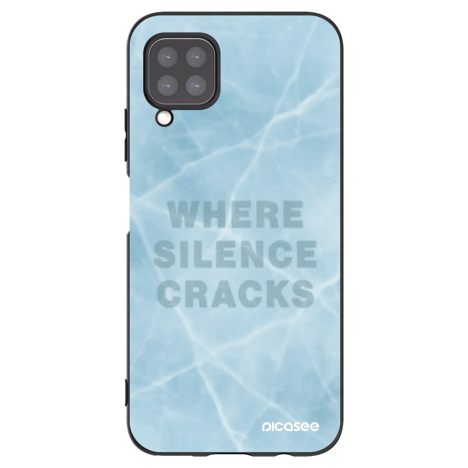 Picasee silikónový čierny obal pre Huawei P40 Lite - SILENCE
