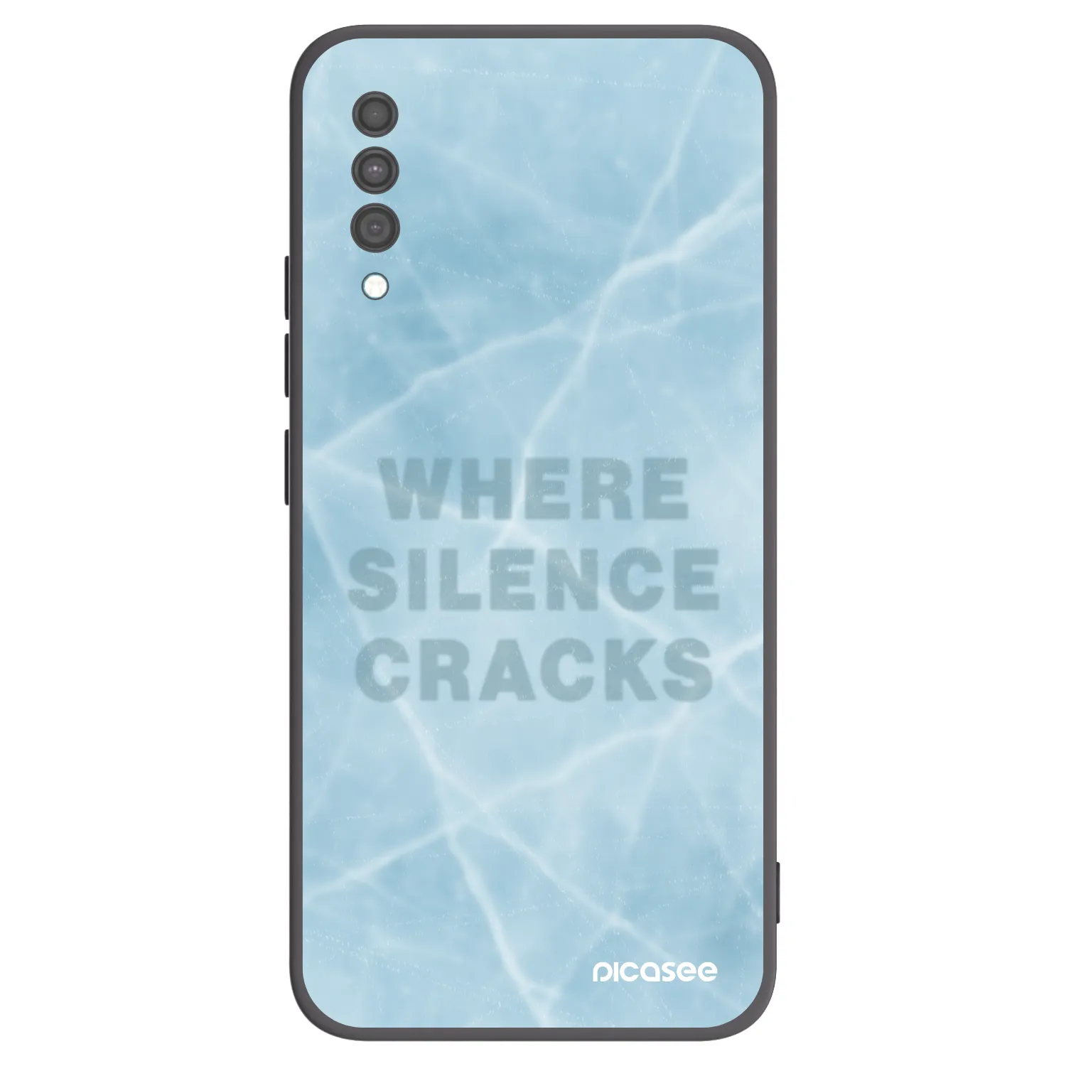 Picasee silikónový čierny obal pre Samsung Galaxy A30s A307F - SILENCE