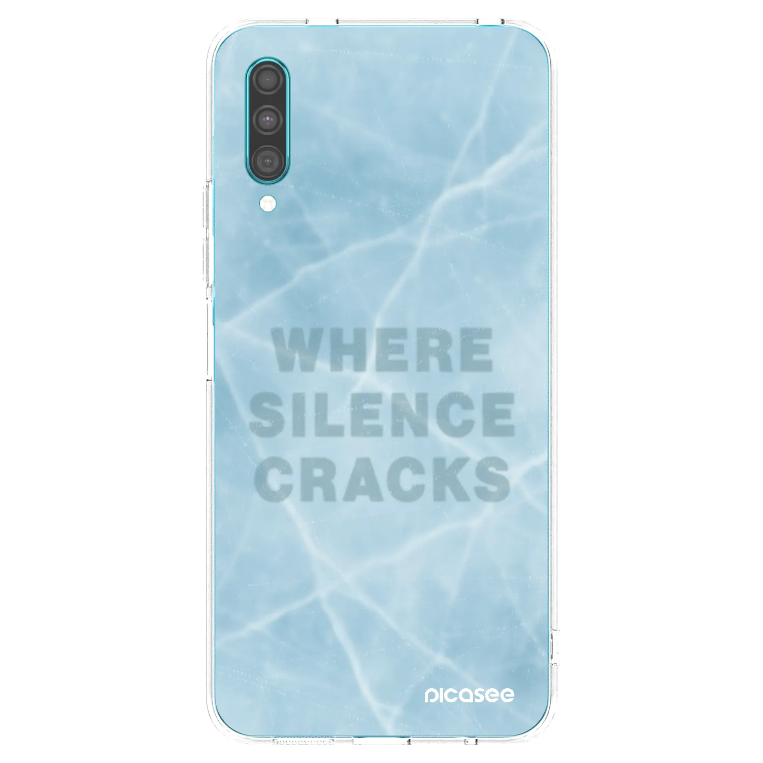 Picasee silikónový prehľadný obal pre Samsung Galaxy A30s A307F - SILENCE