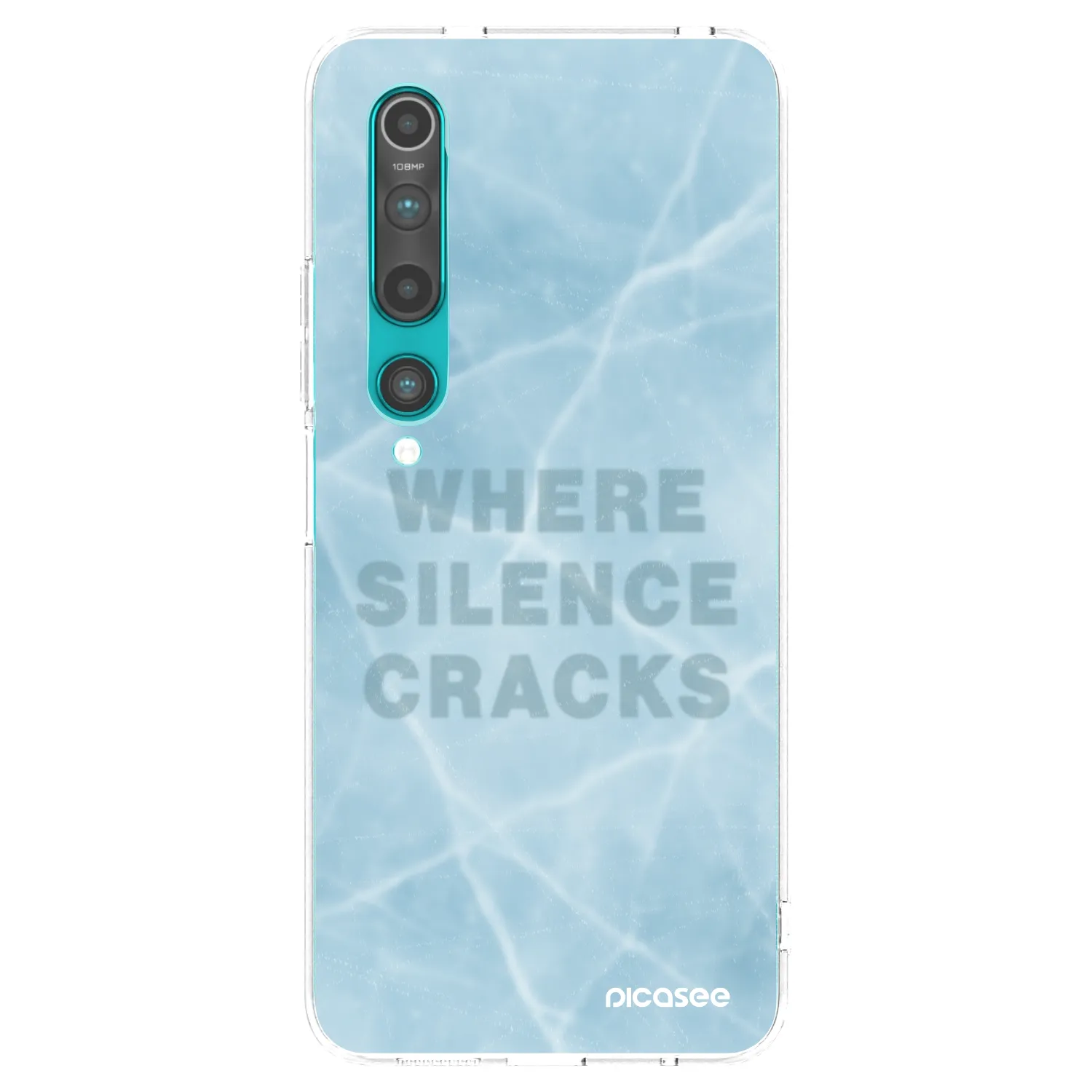 Picasee silikónový prehľadný obal pre Xiaomi Mi 10 - SILENCE