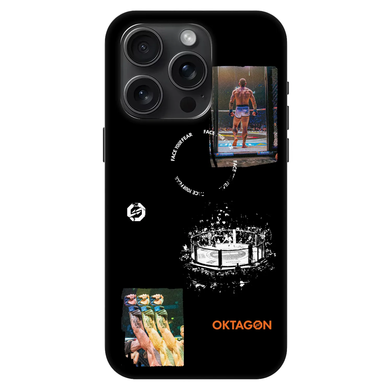 Fashion Case MagSafe pre Apple iPhone 15 Pro - OKTAGON - Cage Snapshot