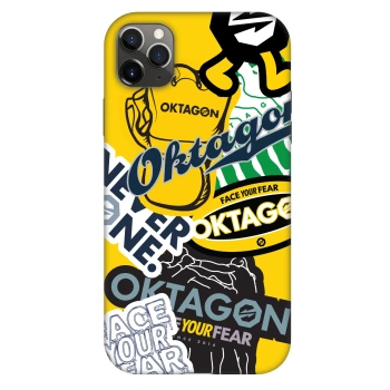 Obal pre Apple iPhone 11 Pro Max - OKTAGON - Logo Archive