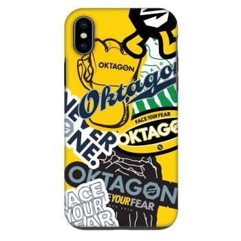 Obal pre Apple iPhone XS Max - OKTAGON - Logo Archive