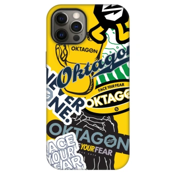 Obal pre Apple iPhone 12 - OKTAGON - Logo Archive