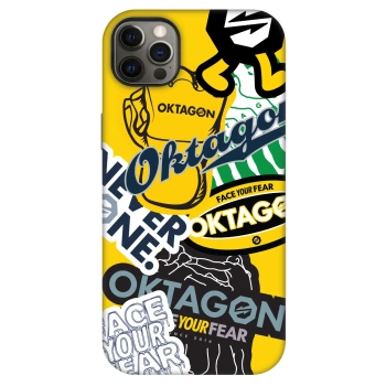 Obal pre Apple iPhone 12 Pro Max - OKTAGON - Logo Archive
