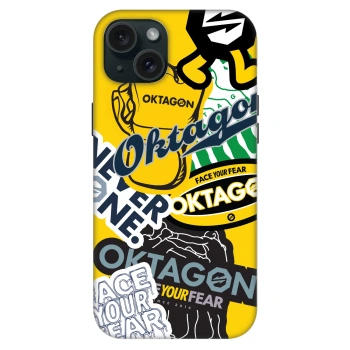 Obal pre Apple iPhone 15 Plus - OKTAGON - Logo Archive
