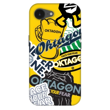 Obal pre Apple iPhone 16e - OKTAGON - Logo Archive