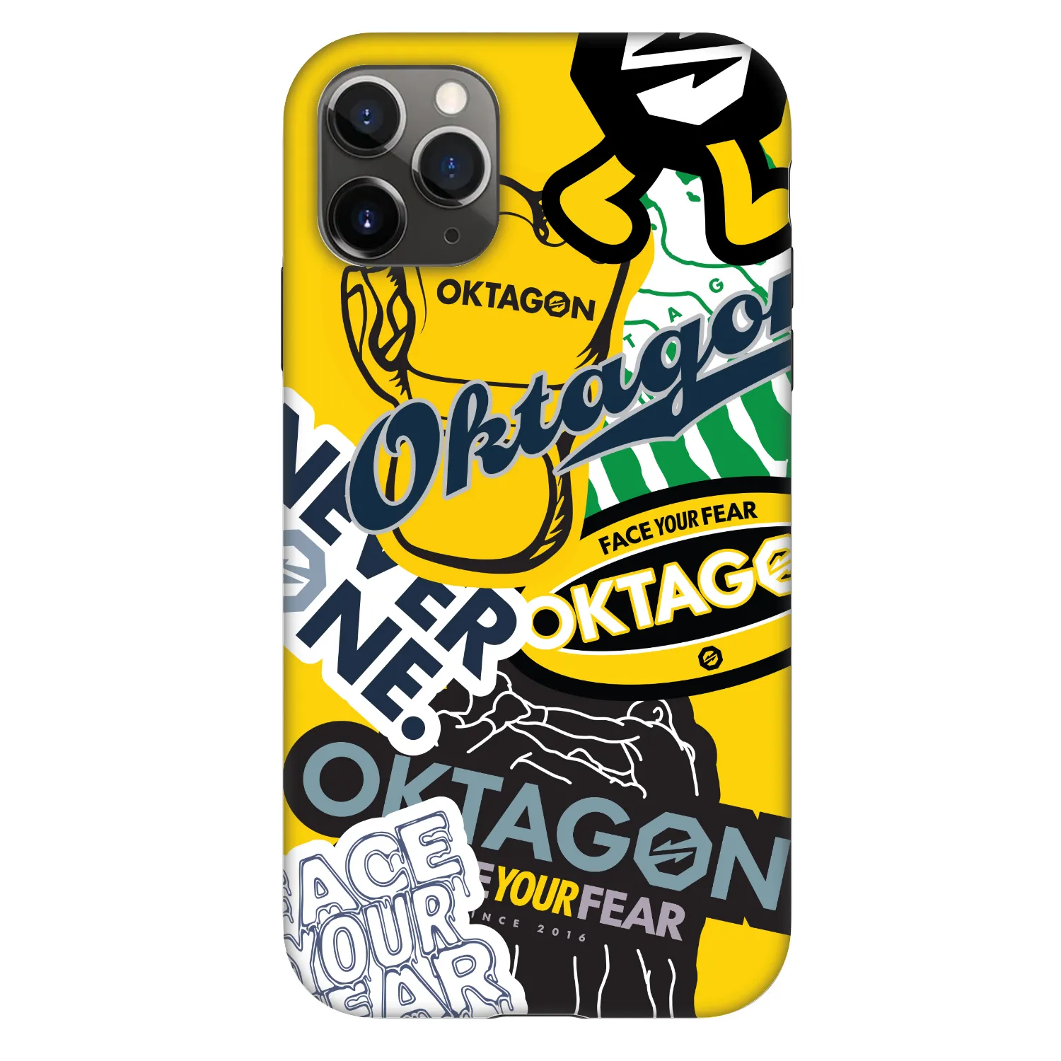 Picasee Fashion Case pre Apple iPhone 11 Pro - OKTAGON - Logo Archive