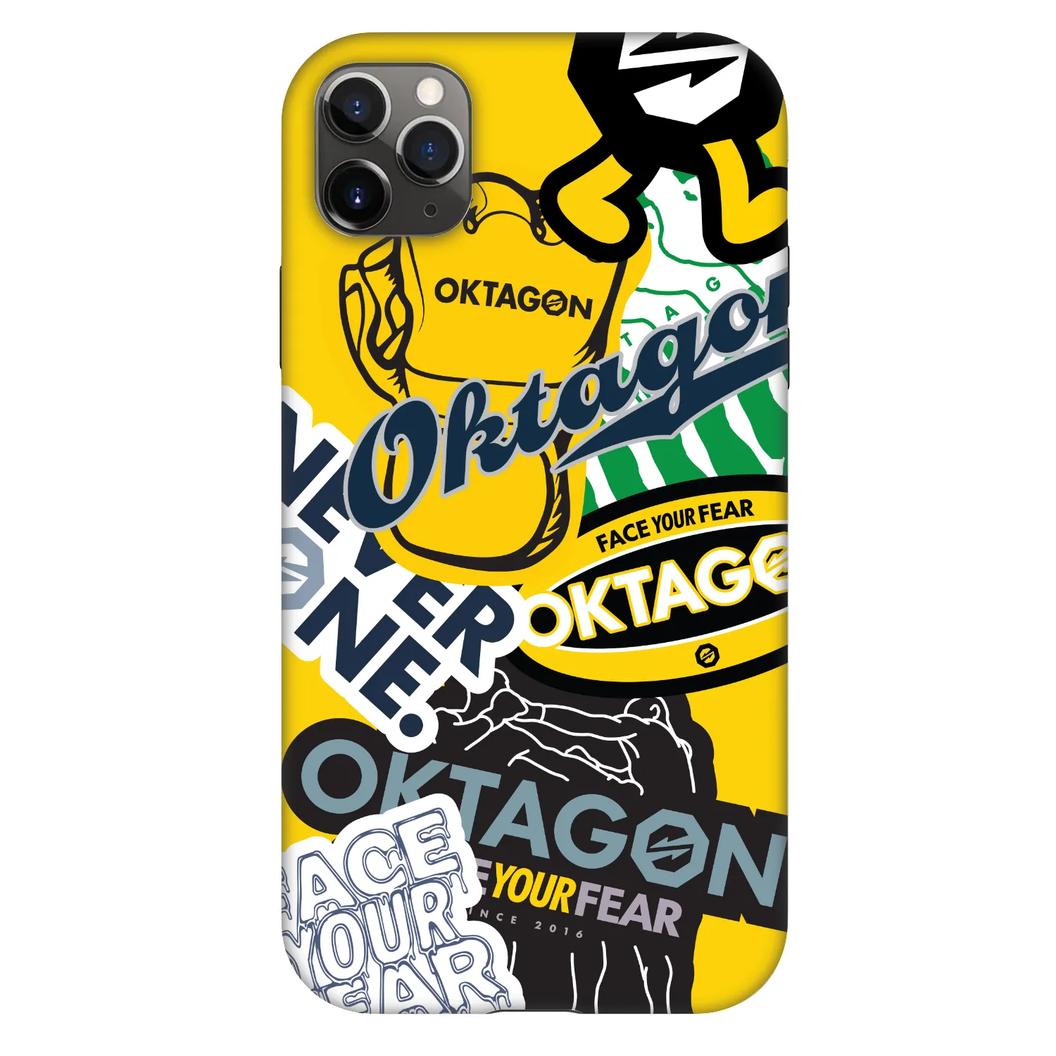 Picasee Fashion Case pre Apple iPhone 11 Pro Max - OKTAGON - Logo Archive