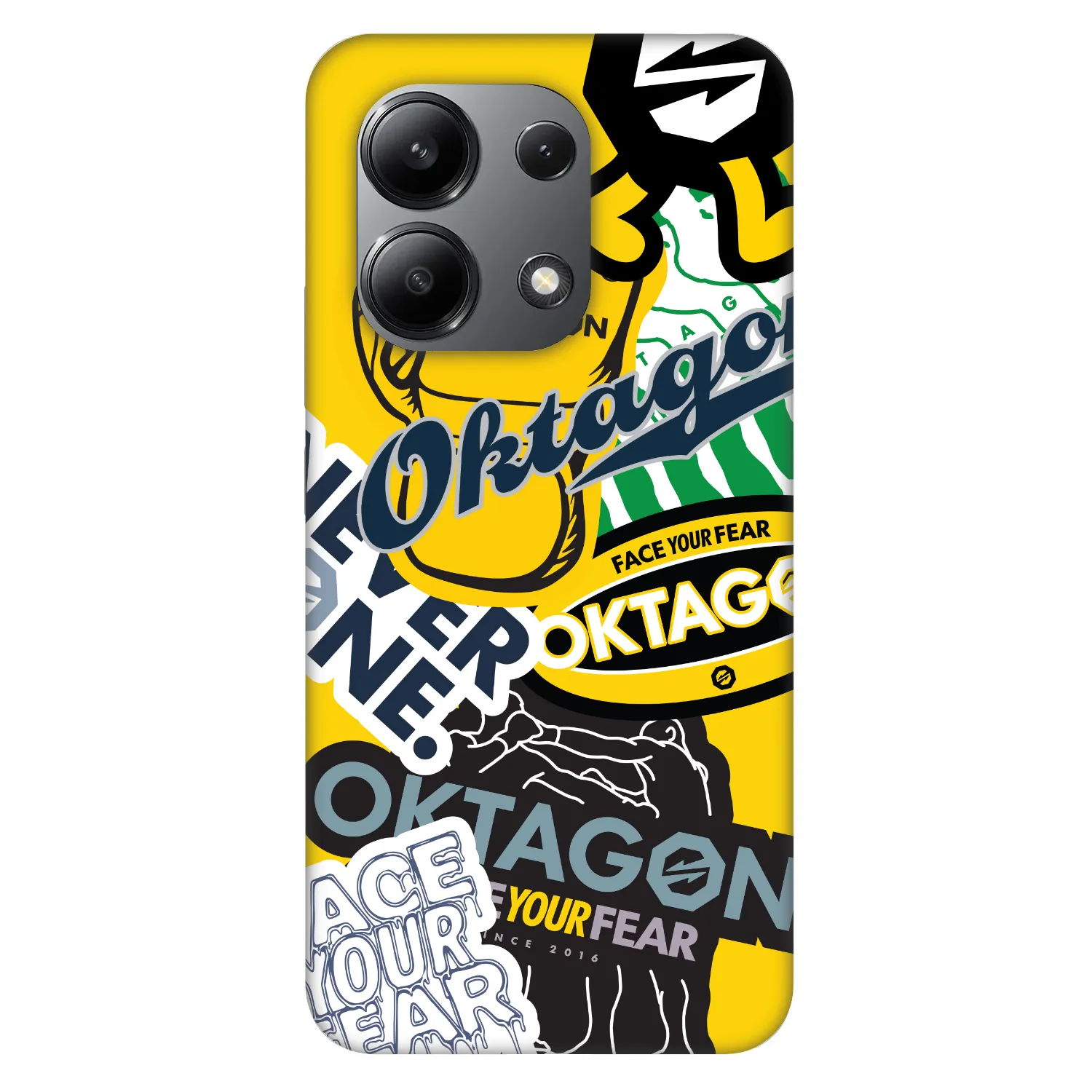 Picasee Fashion Case pre Xiaomi Redmi Note 13 4G - OKTAGON - Logo Archive