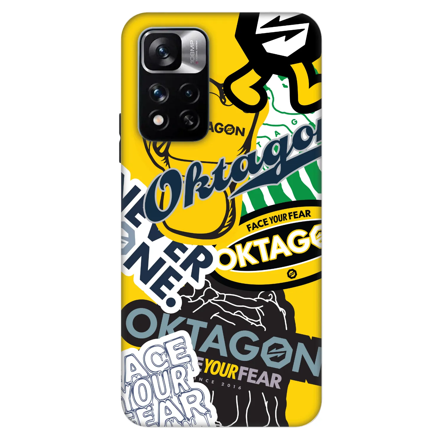 Picasee Fashion Case pre Xiaomi Redmi Note 11 Pro 5G - OKTAGON - Logo Archive