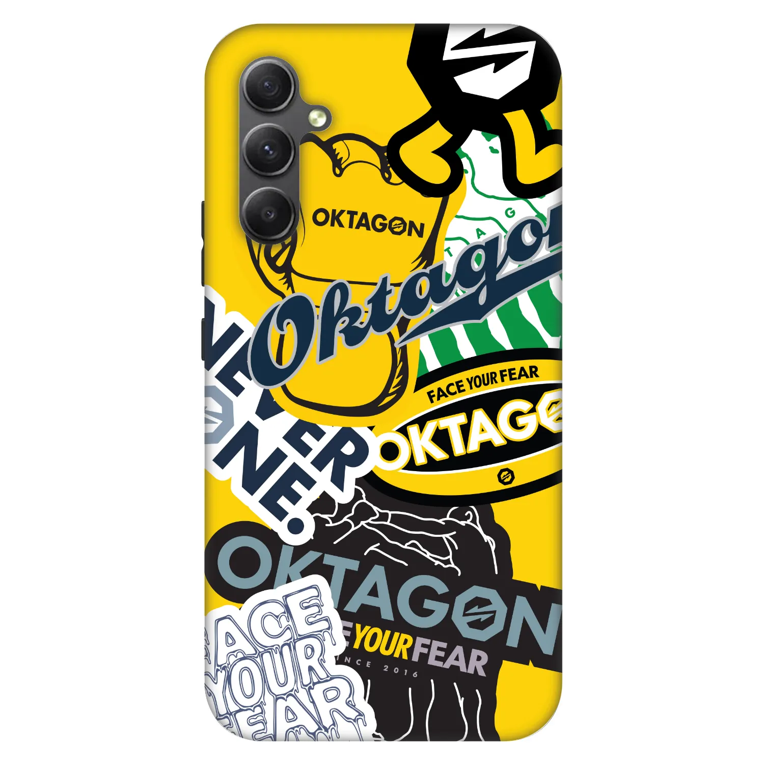 Picasee Fashion Case pre Samsung Galaxy A34 5G A346B - OKTAGON - Logo Archive