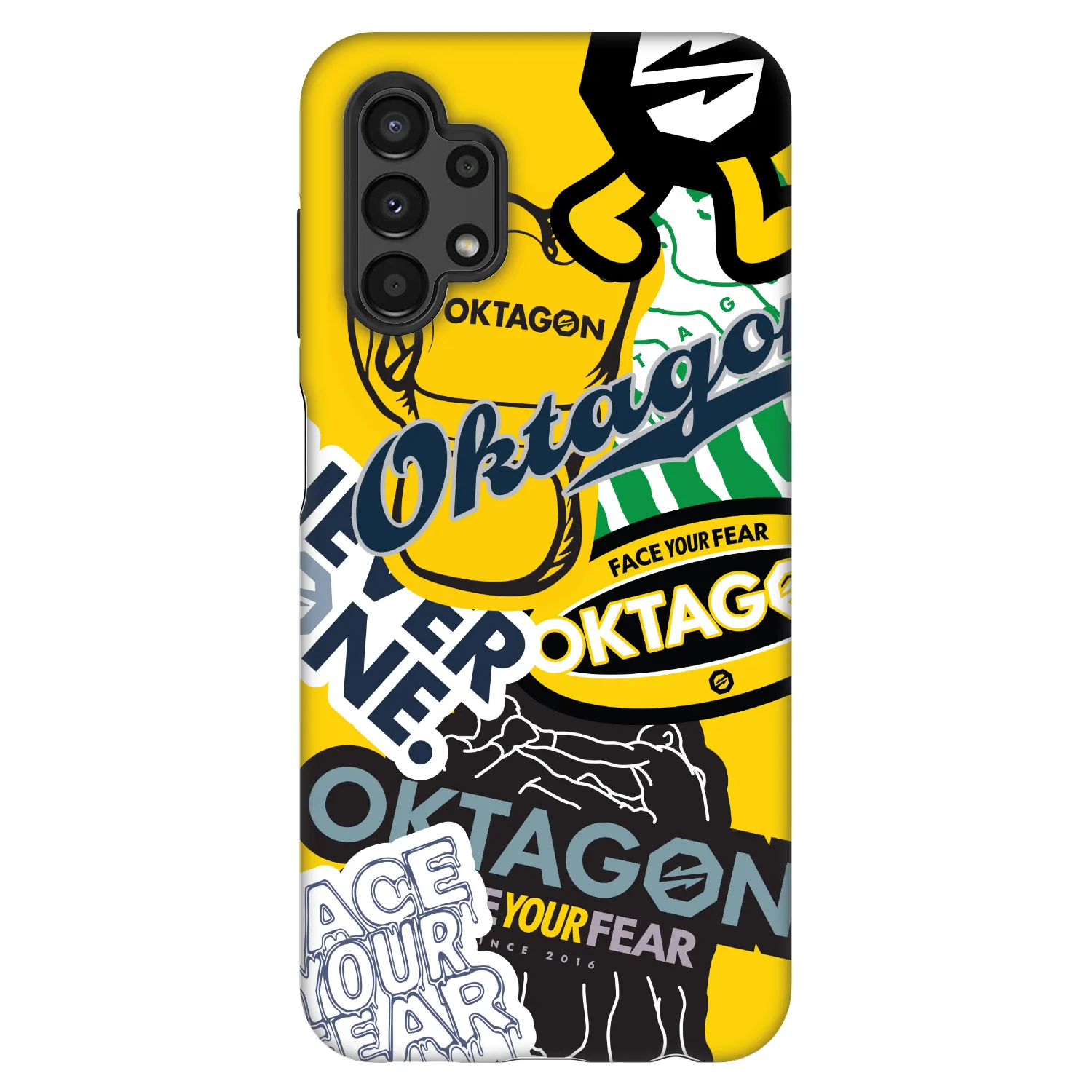 Picasee Fashion Case pre Samsung Galaxy A13 4G A135 - OKTAGON - Logo Archive