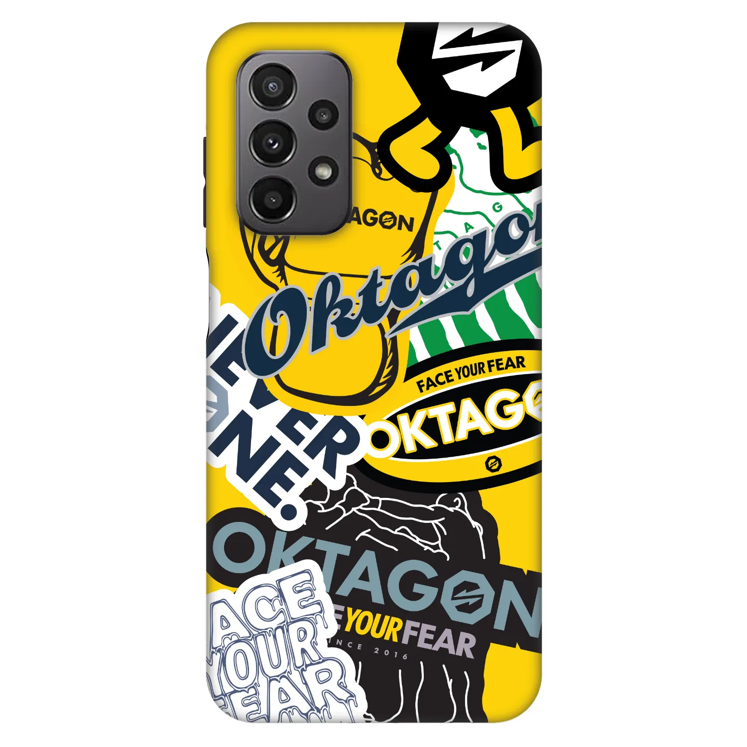 Picasee Fashion Case pre Samsung Galaxy A23 A235F 4G - OKTAGON - Logo Archive