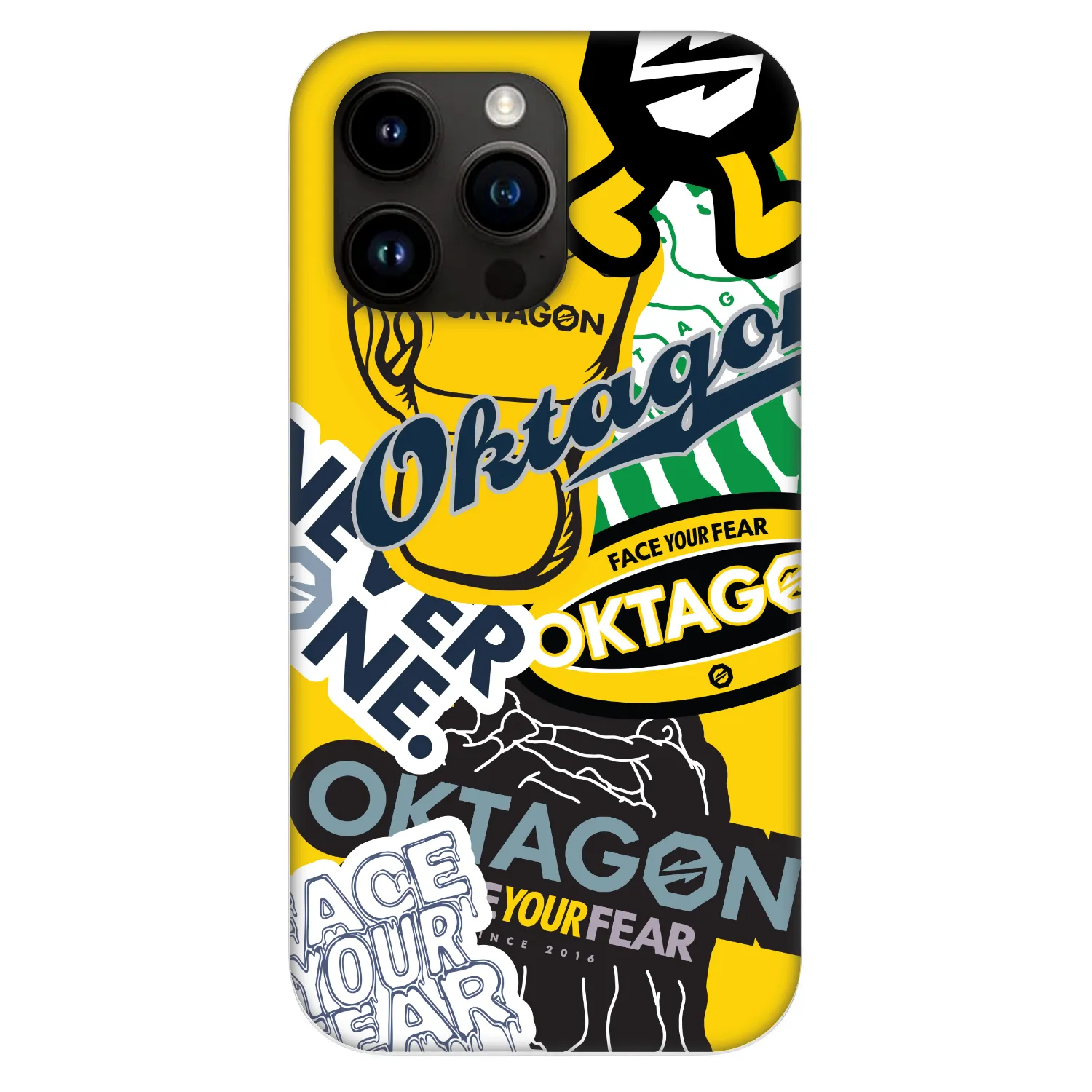 Picasee Fashion Case MagSafe pre Apple iPhone 13 Pro - OKTAGON - Logo Archive