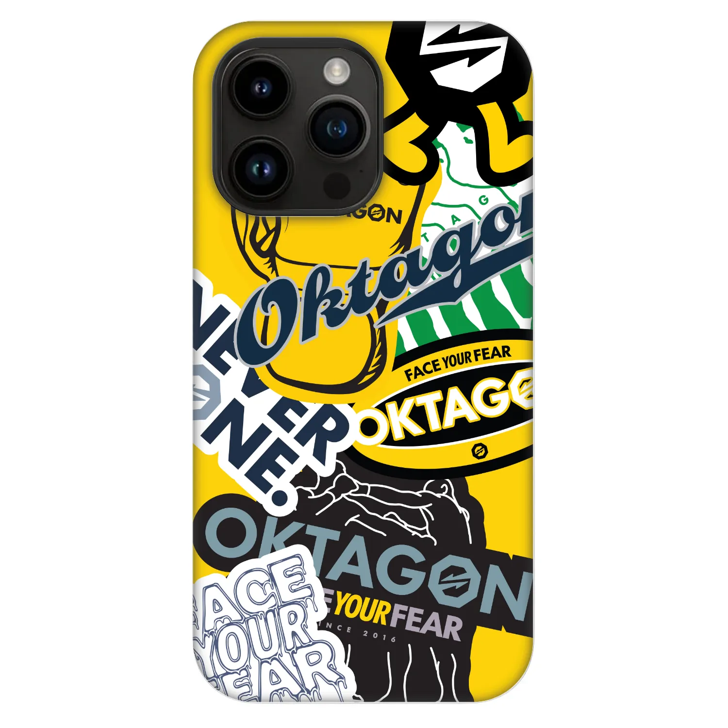 Picasee Fashion Case MagSafe pre Apple iPhone 14 Pro Max - OKTAGON - Logo Archive