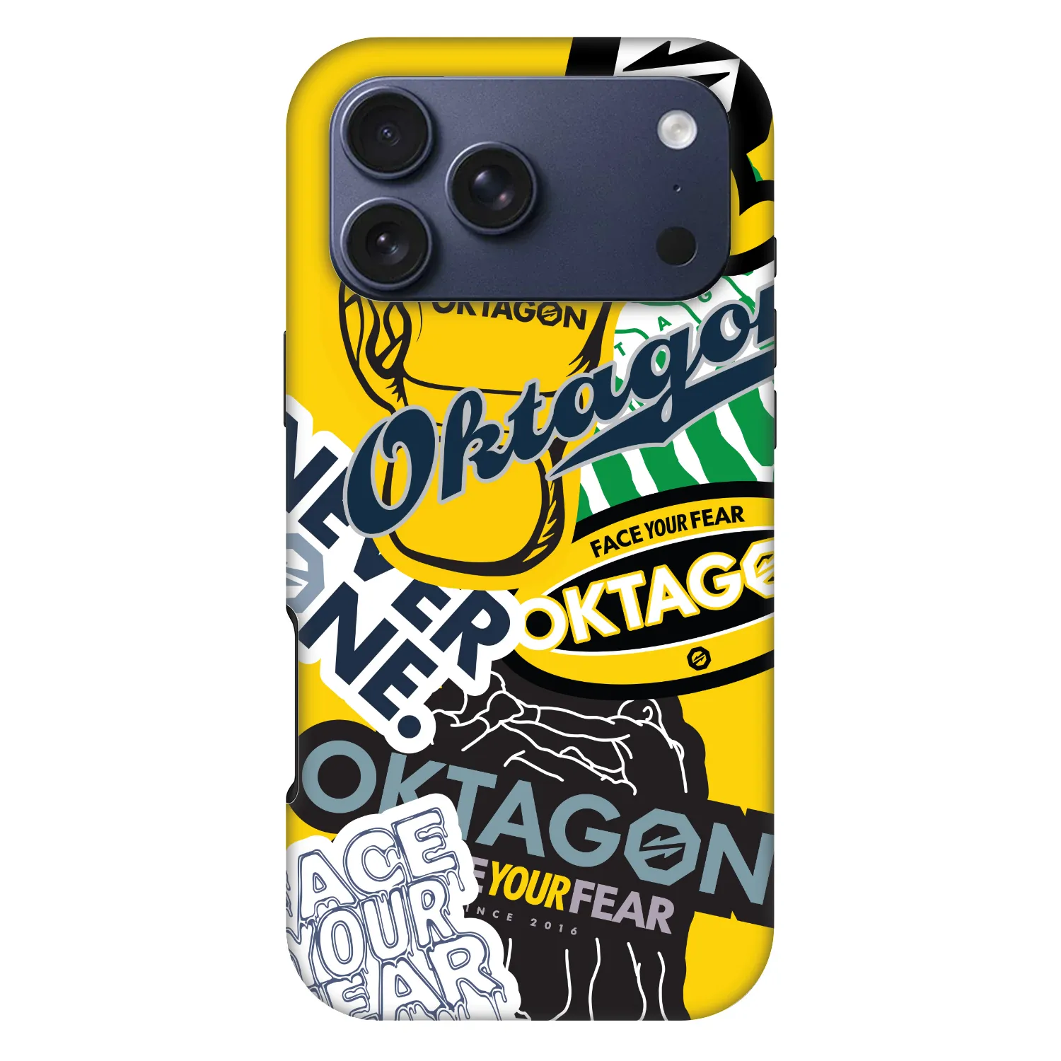 Picasee Fashion Case MagSafe pre Apple iPhone 17 Pro Max - OKTAGON - Logo Archive