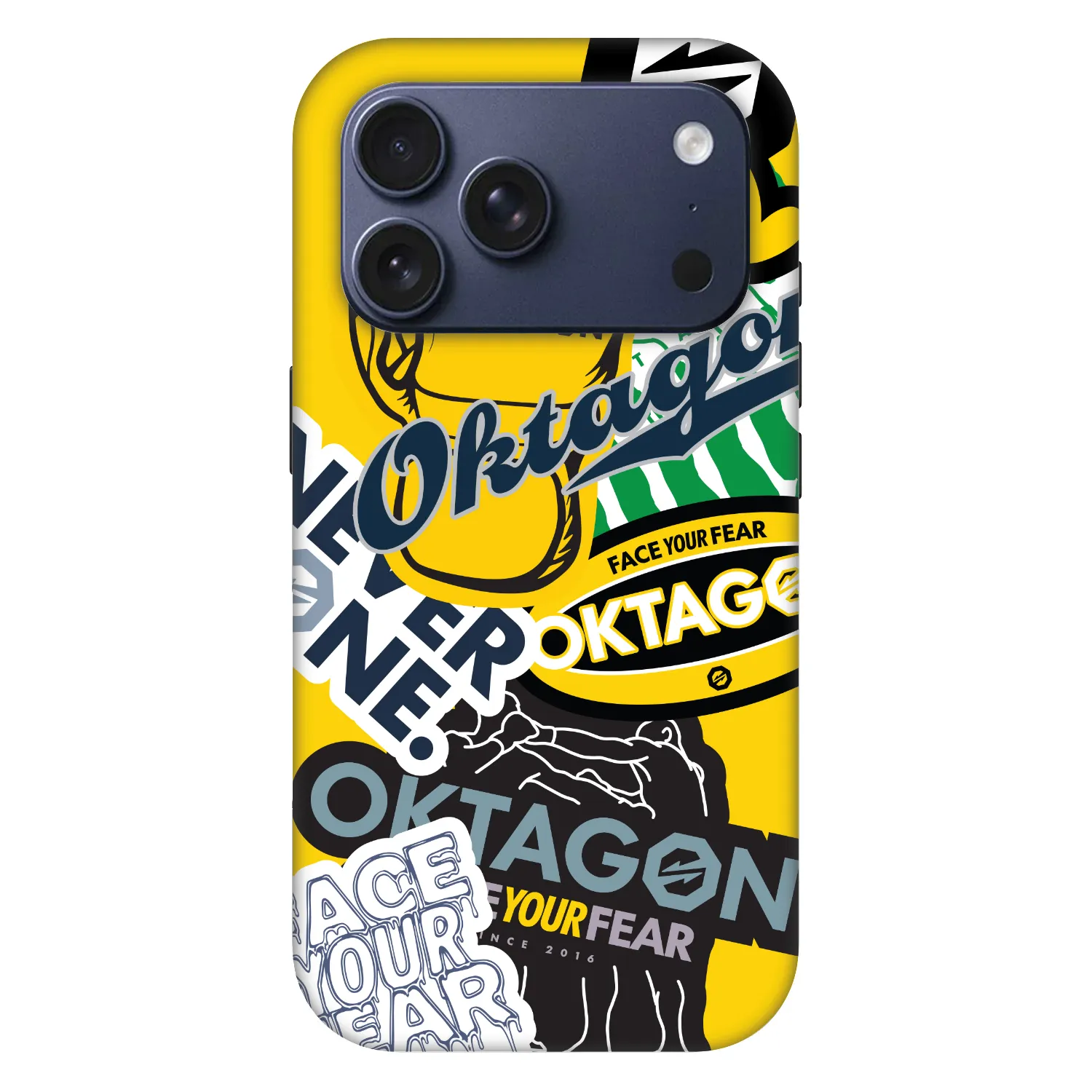 Picasee Fashion Case MagSafe pre Apple iPhone 18 Pro - OKTAGON - Logo Archive
