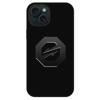 Obal pre Apple iPhone 15 - OKTAGON - Stealth Logo