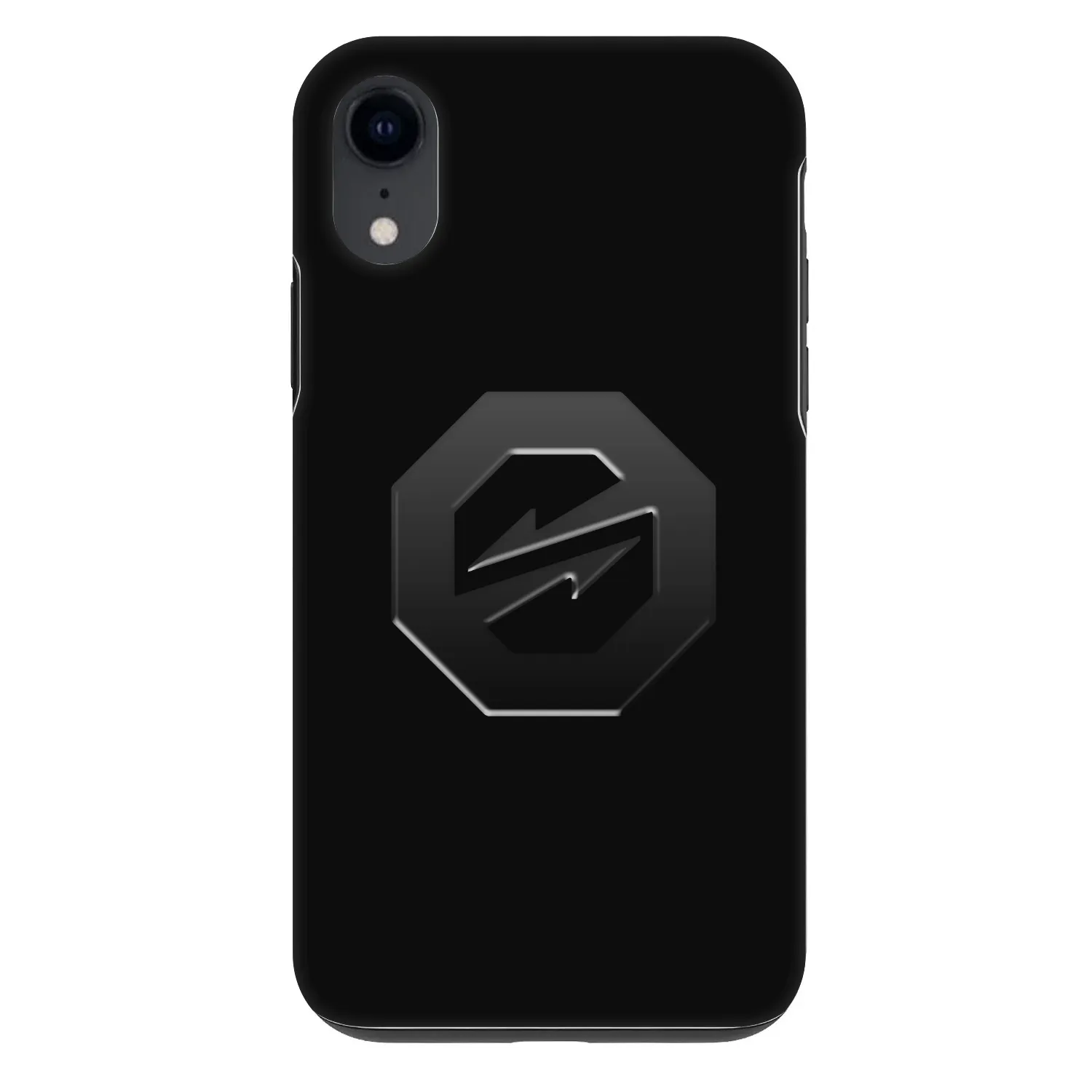 Picasee Fashion Case pre Apple iPhone XR - OKTAGON - Stealth Logo