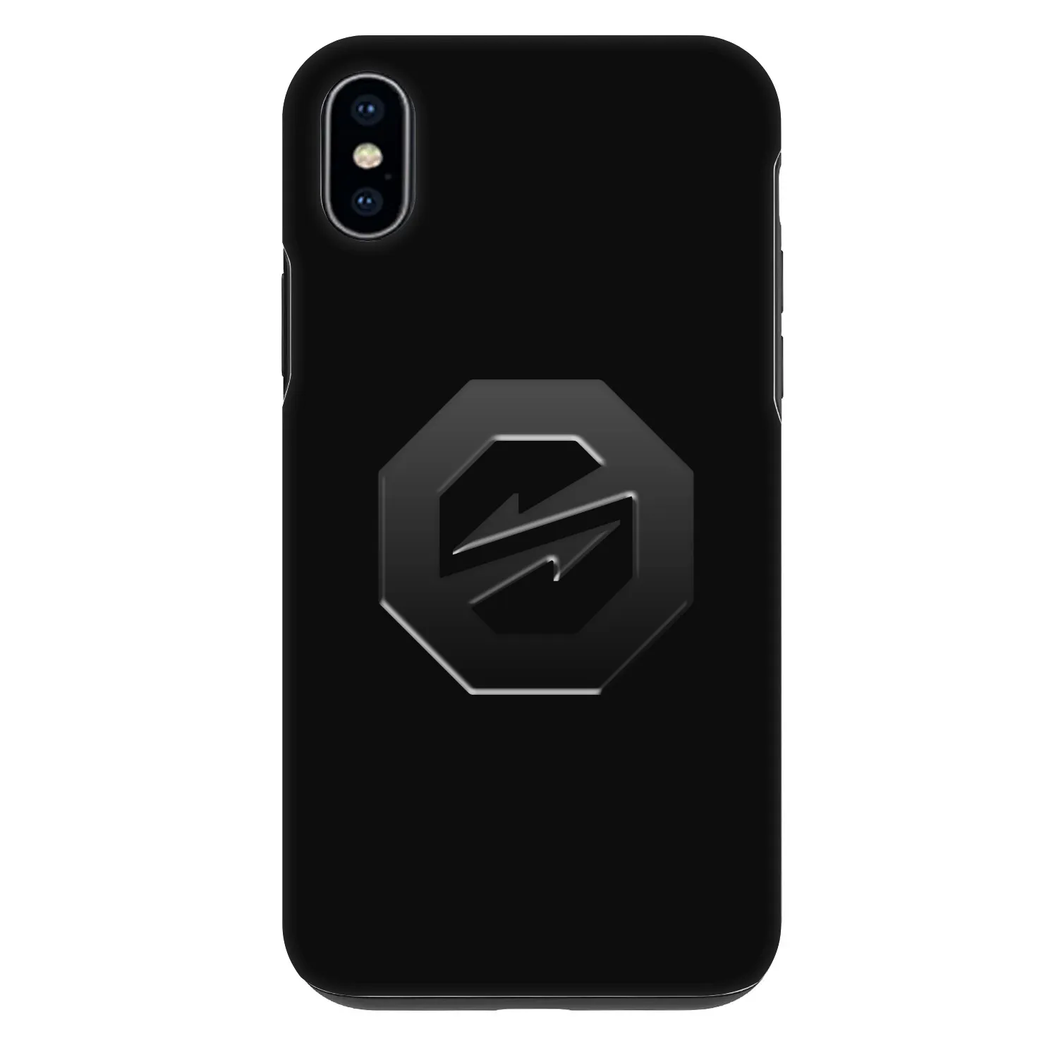 Picasee Fashion Case pre Apple iPhone XS Max - OKTAGON - Stealth Logo