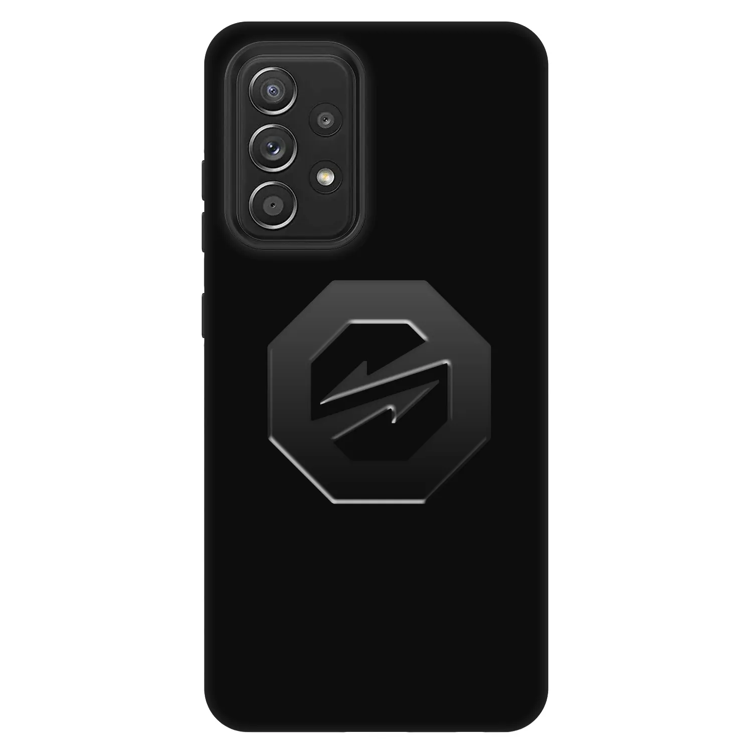 Picasee Fashion Case pre Samsung Galaxy A52 5G A525F - OKTAGON - Stealth Logo