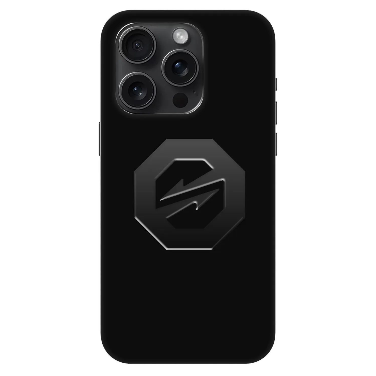 Fashion Case MagSafe pre Apple iPhone 15 Pro - OKTAGON - Stealth Logo