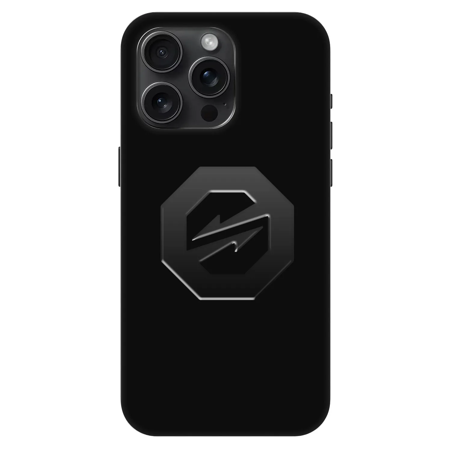 Picasee Fashion Case MagSafe pre Apple iPhone 15 Pro Max - OKTAGON - Stealth Logo