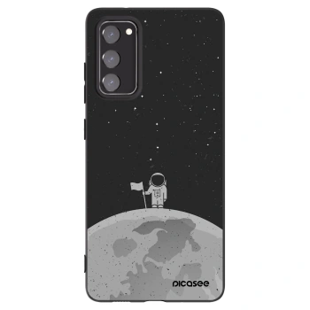 Picasee silikónový čierny obal pre Samsung Galaxy S20 FE - Astronaut